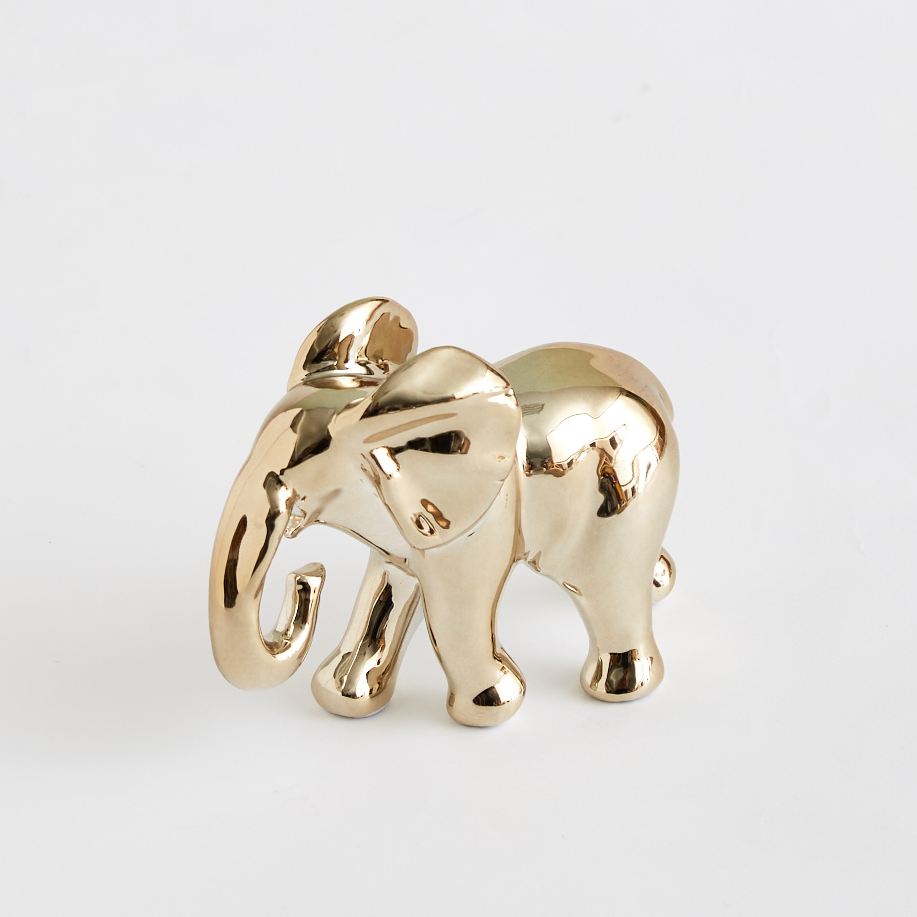 تمثال فيل سيراميك من دوك - 13x6x11 سم-hbxhomeware-homedecor-figurinesandornaments-image-5