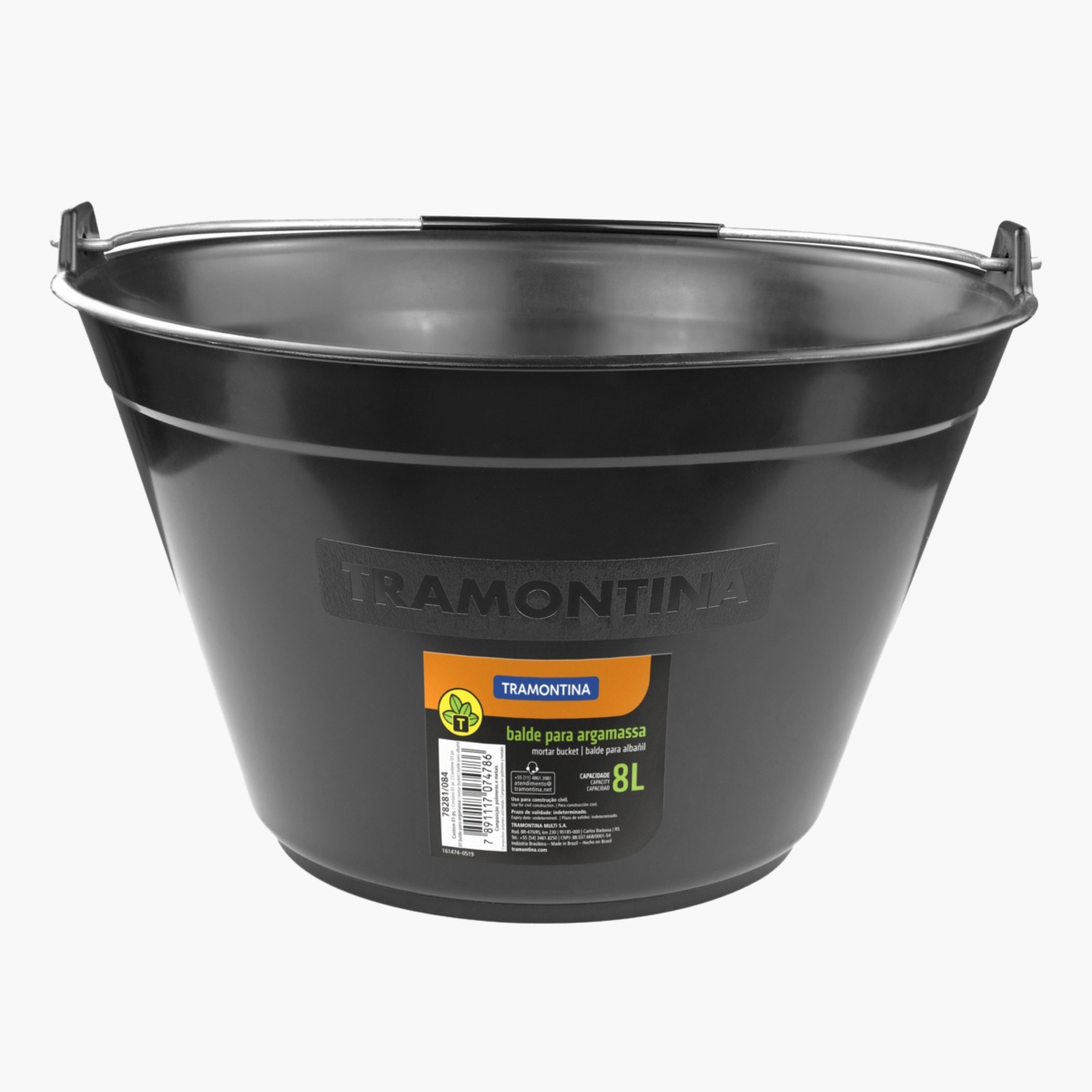 دلو معدات بناء 8 لتر من ترامونتينا - 31x19.5x20 سم-hbxhomeware-hbxdecorandfurnishings-image-2