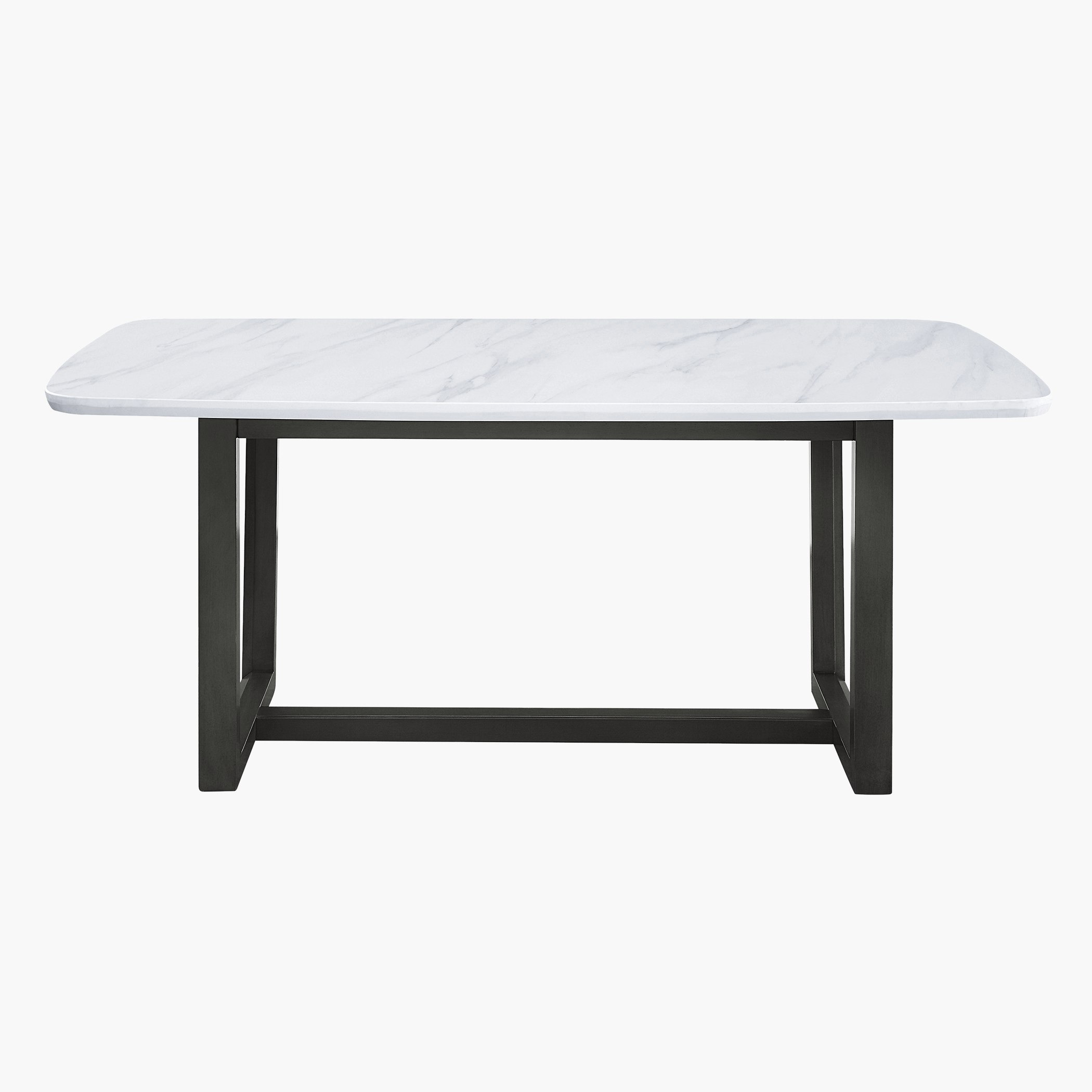 طقم سفرة 6 مقاعد بسطح رخام من مادان-hbxfurniture-diningtablesandsets-diningsets-sixseater-image-2
