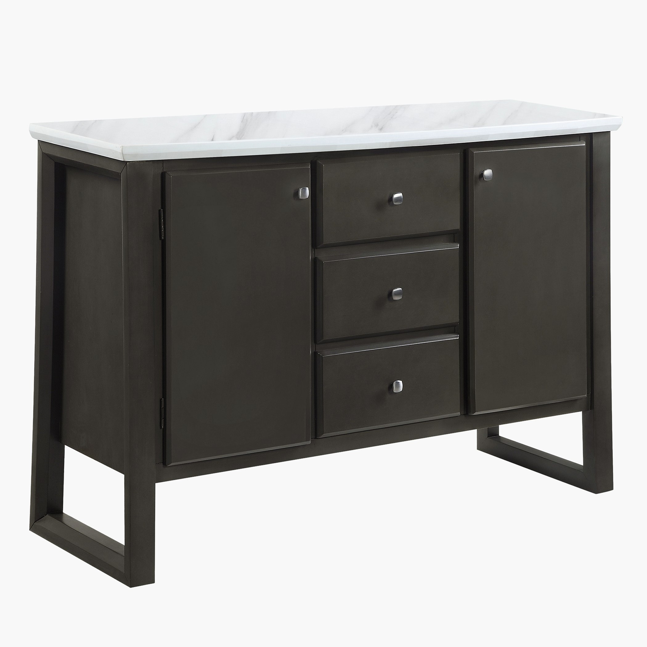 خزانة جانبية بسطح رخام وبابين و3 أدراج من مادان-hbxfurniture-diningroom-buffetsandsideboards-image-3