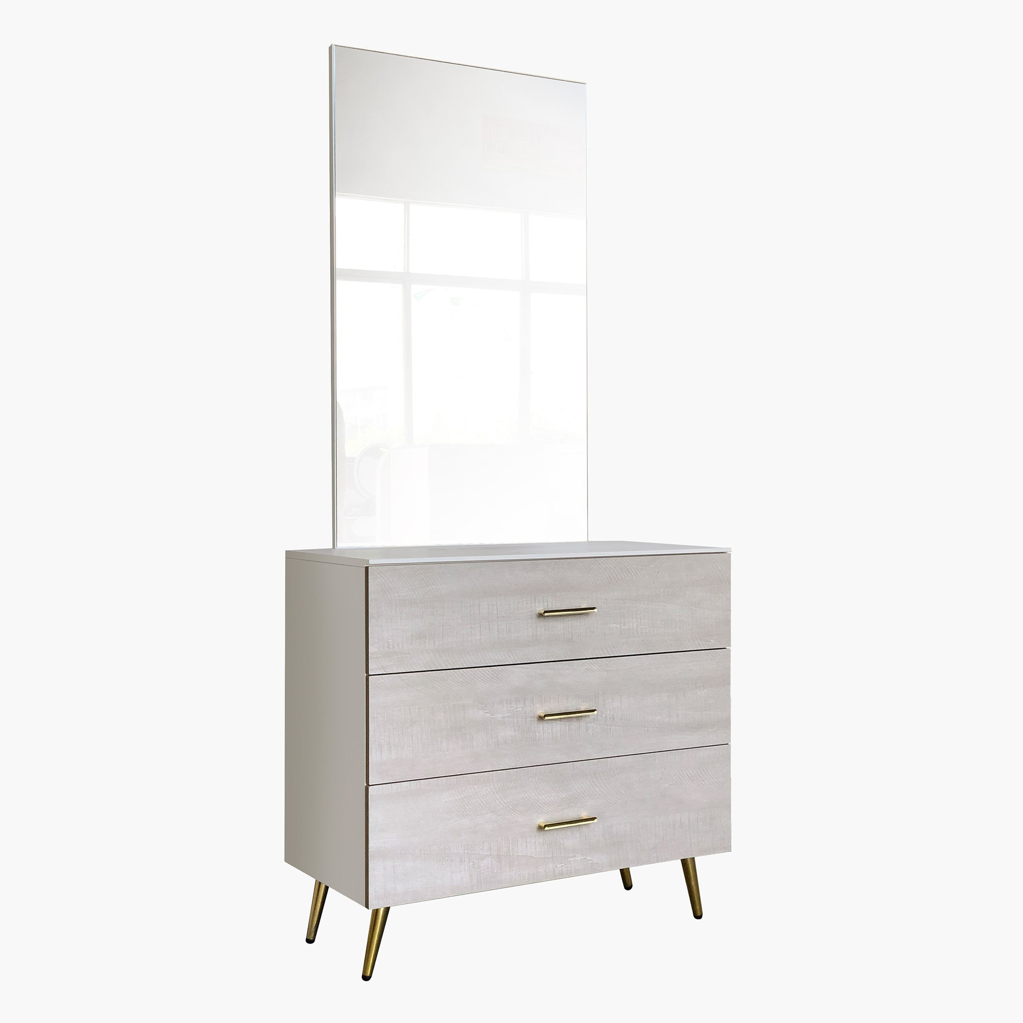 طاولة تزيين بمرآة و3 أدراج للأطفال من إيلا-hbxfurniture-kidsroom-kidsdressersandmirrors-image-4