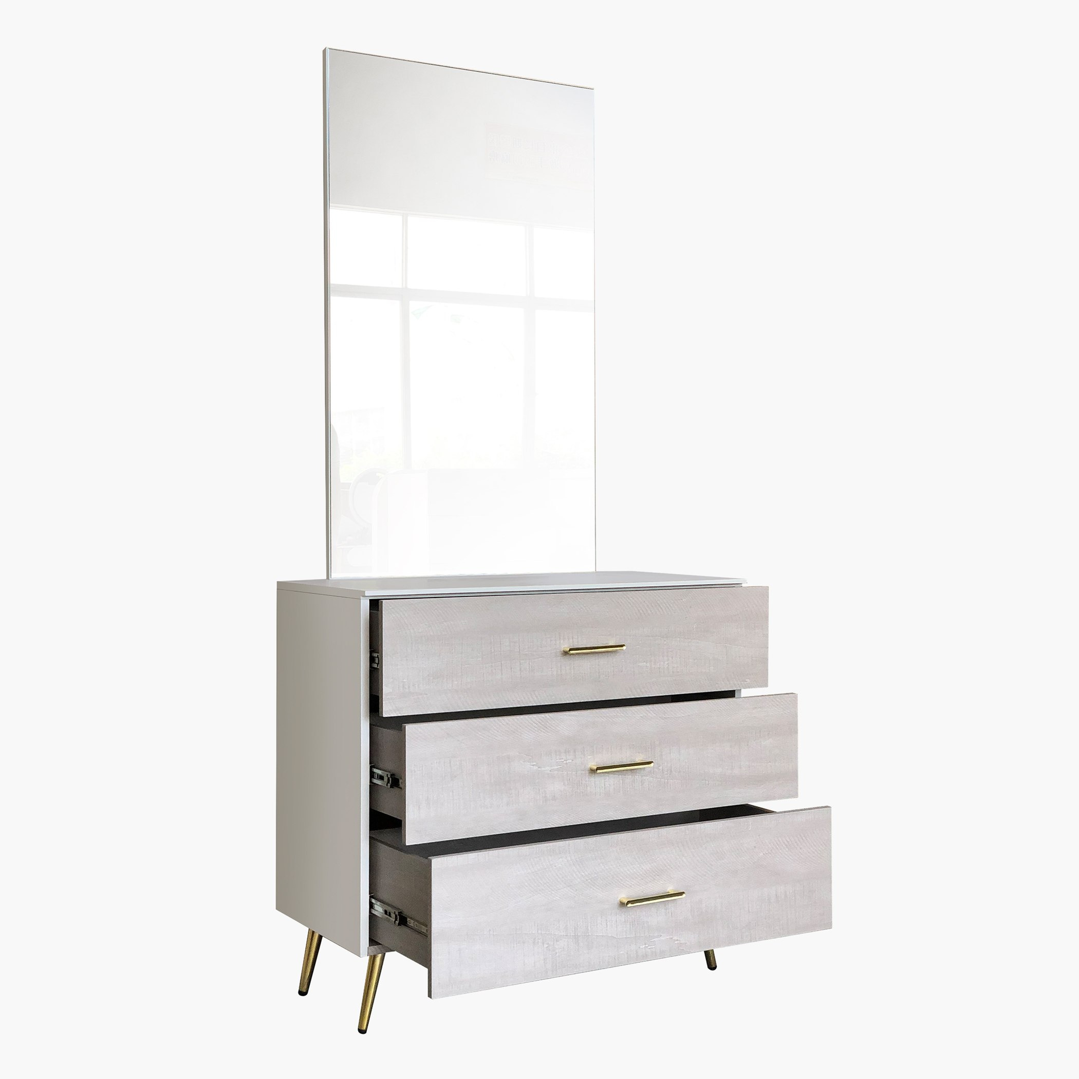 طاولة تزيين بمرآة و3 أدراج للأطفال من إيلا-hbxfurniture-kidsroom-kidsdressersandmirrors-image-5