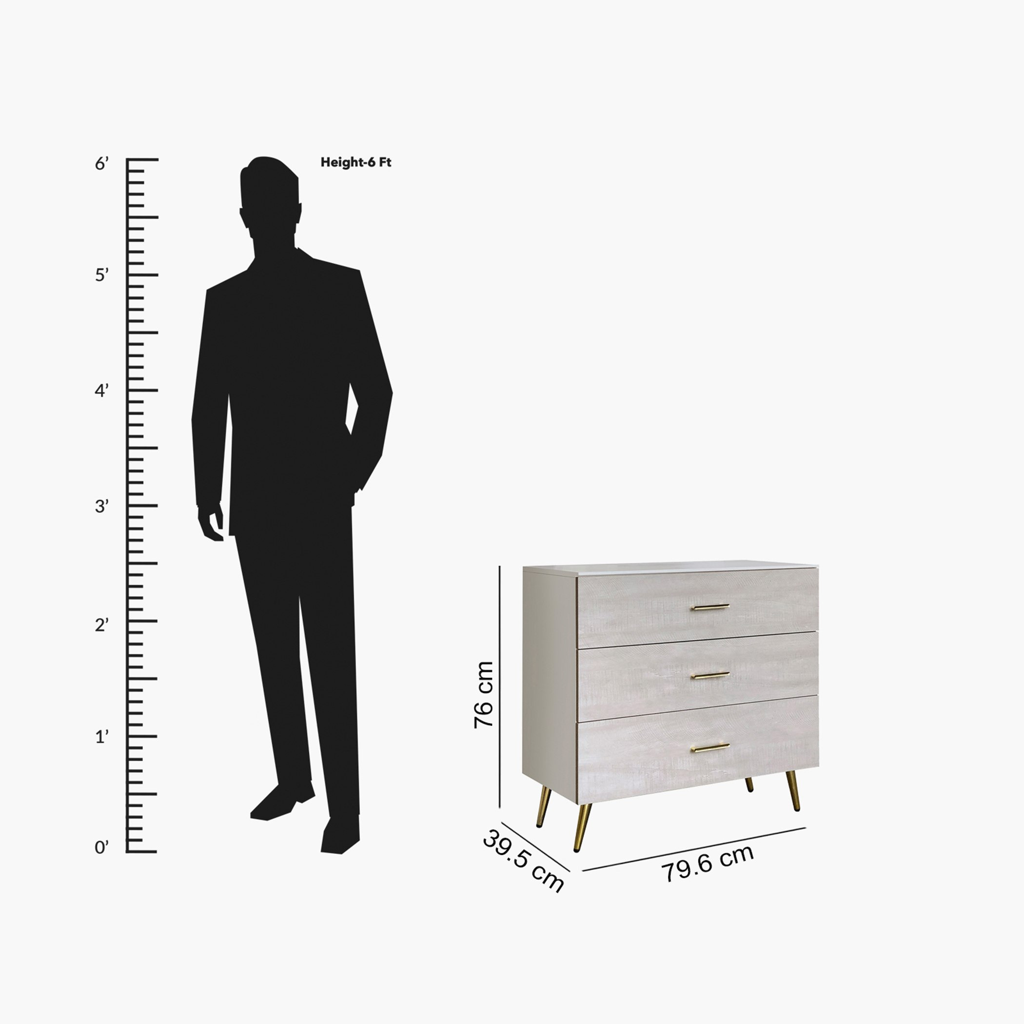 طاولة تزيين بمرآة و3 أدراج للأطفال من إيلا-hbxfurniture-kidsroom-kidsdressersandmirrors-image-7