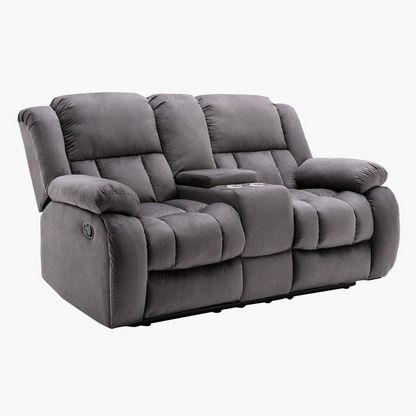 Madrid 2-Seater Recliner Sofa with Console