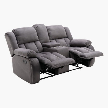 Madrid 2-Seater Recliner Sofa with Console