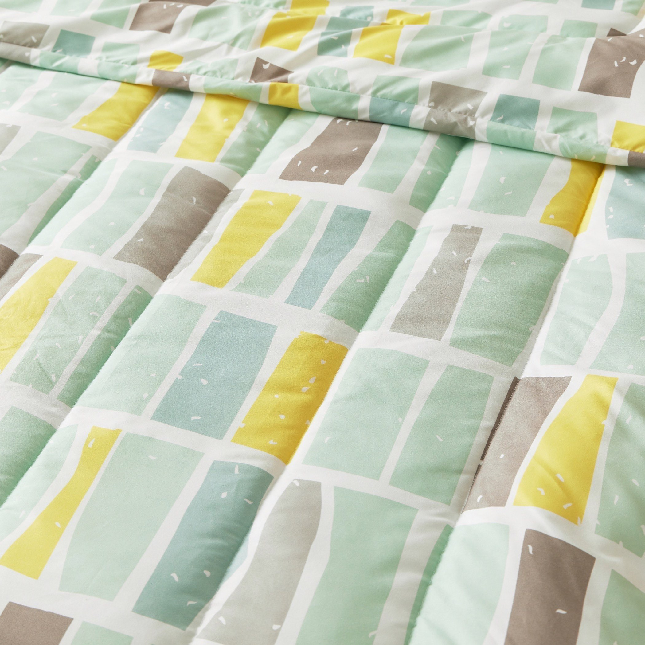 طقم لحاف ألياف دقيقة مزدوج بطبعات قطعتين من أونتاريو جيل - 160x220 سم-hbxhomeware-hbxdecorandfurnishings-image-3