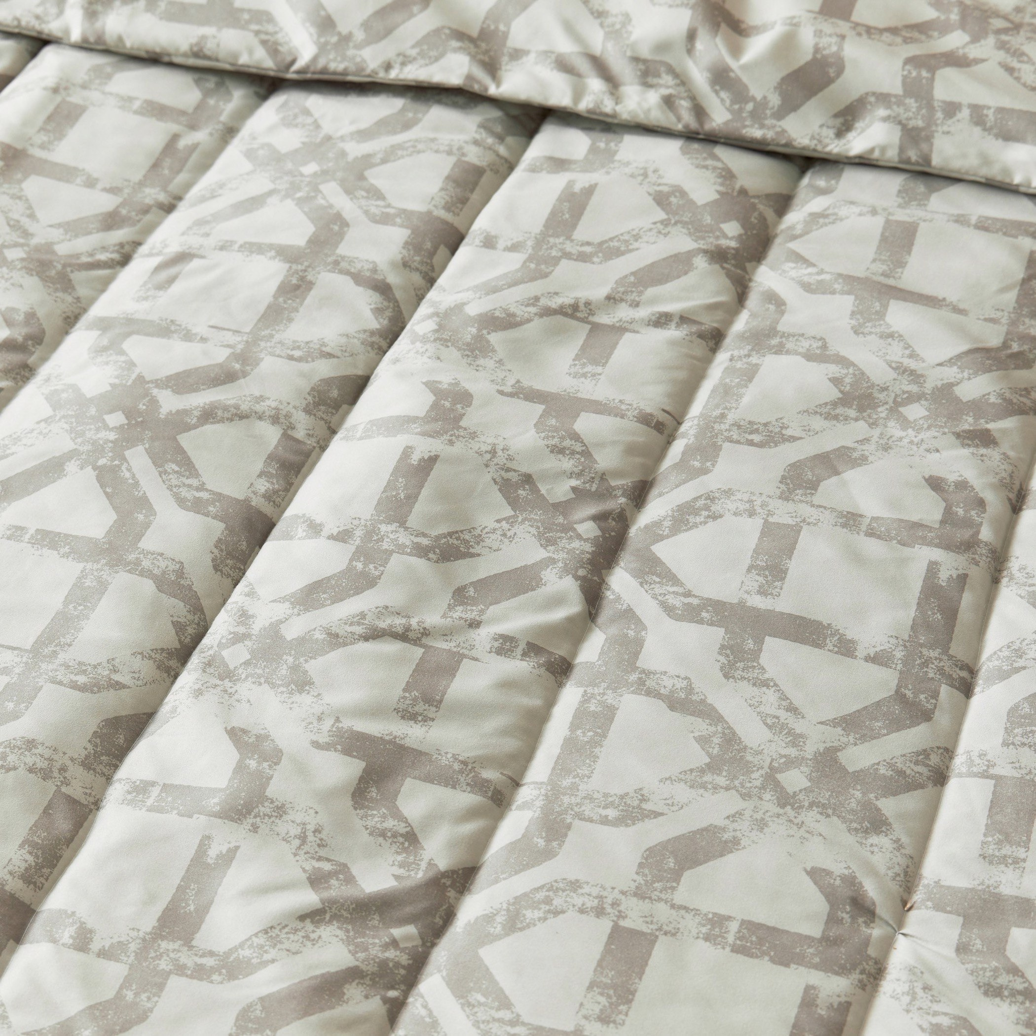 طقم لحاف ألياف دقيقة مزدوج بطبعات قطعتين من أونتاريو جاستن - 160x220 سم-hbxhomeware-hbxdecorandfurnishings-image-3