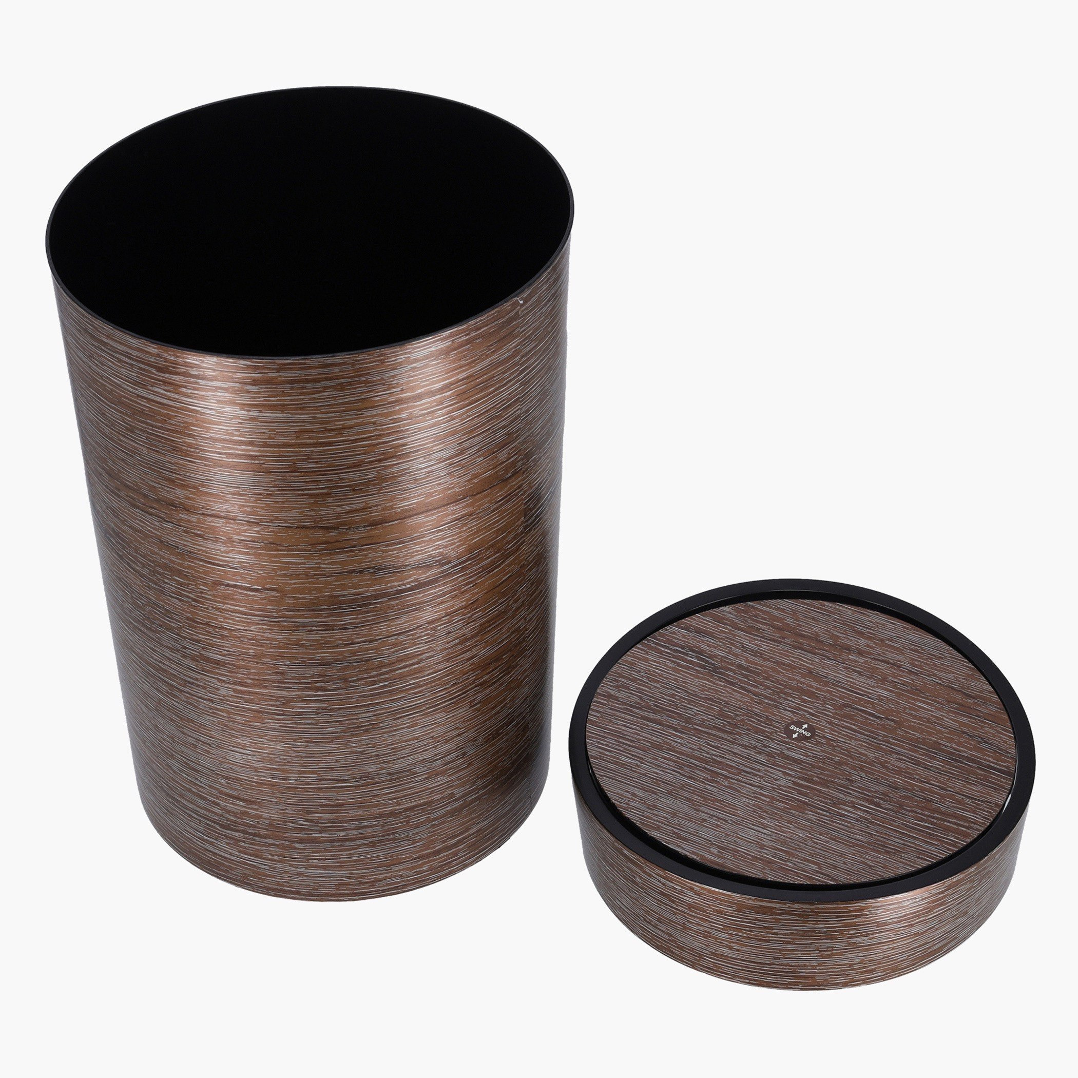 سلّة نفايات مستديرة بغطاء سوينج من رويال - 8 لتر-hbxhomeware-hbxbathroom-image-3