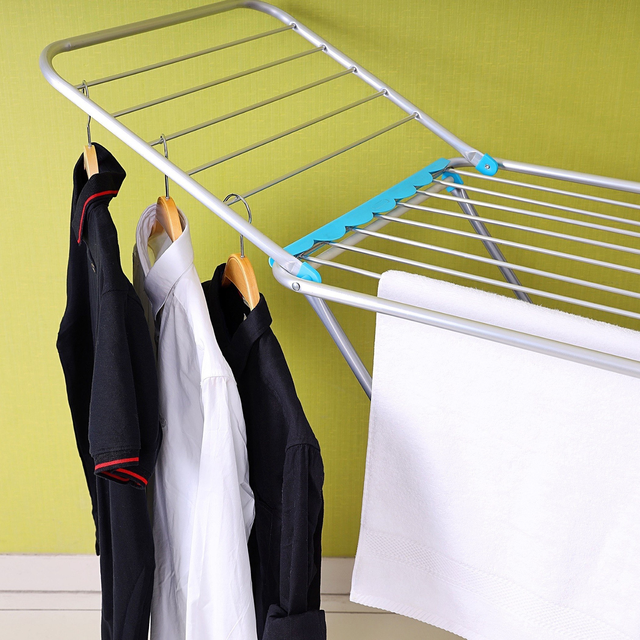 مجفف ملابس ألومنيوم من رويال - 180x55x105 سم-hbxhomeware-bathandlaundry-clothesdryingracks-image-1