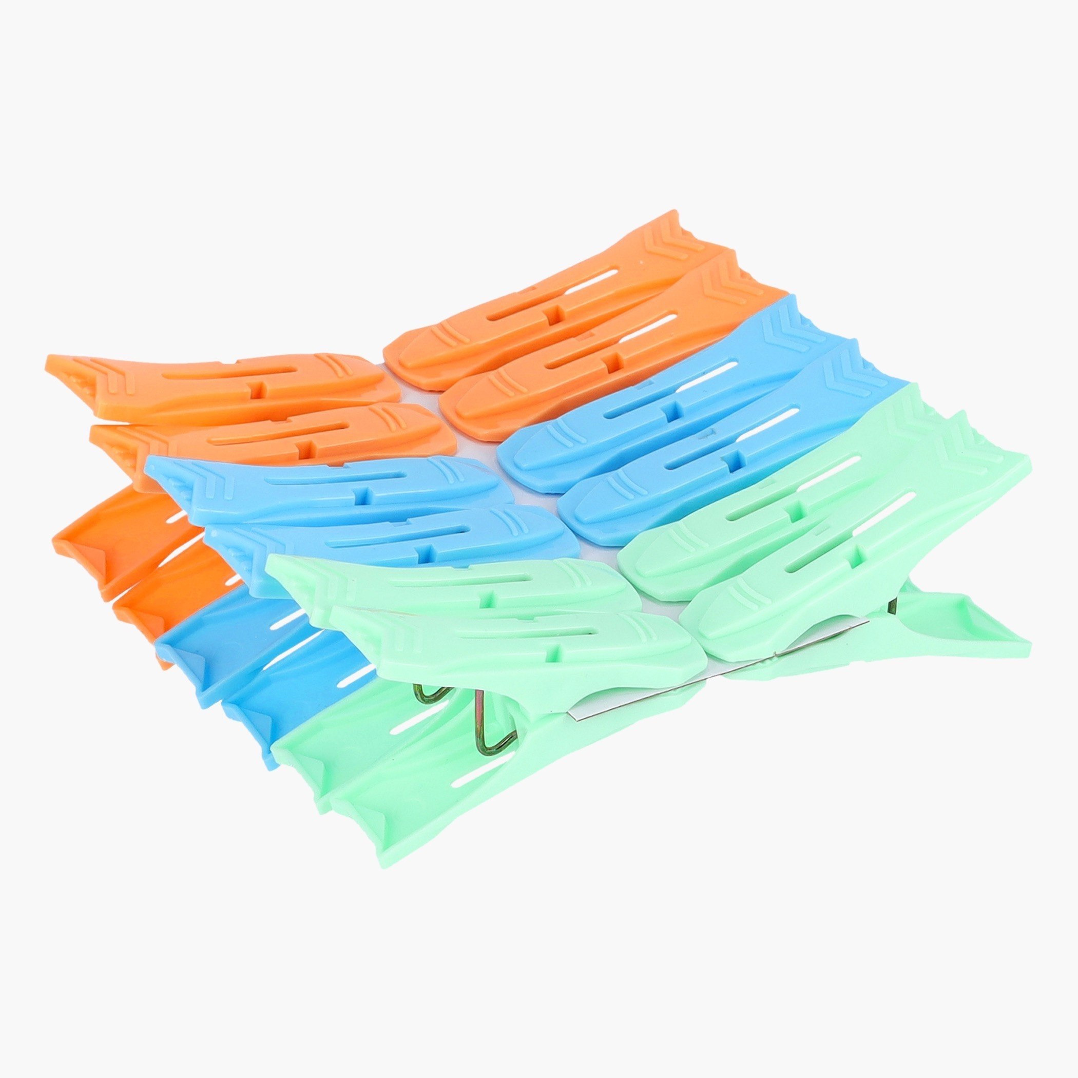 طقم مشابك ملابس بلاستيك 12 قطعة من رويال-hbxhomeware-bathandlaundry-clothesdryingracks-image-2