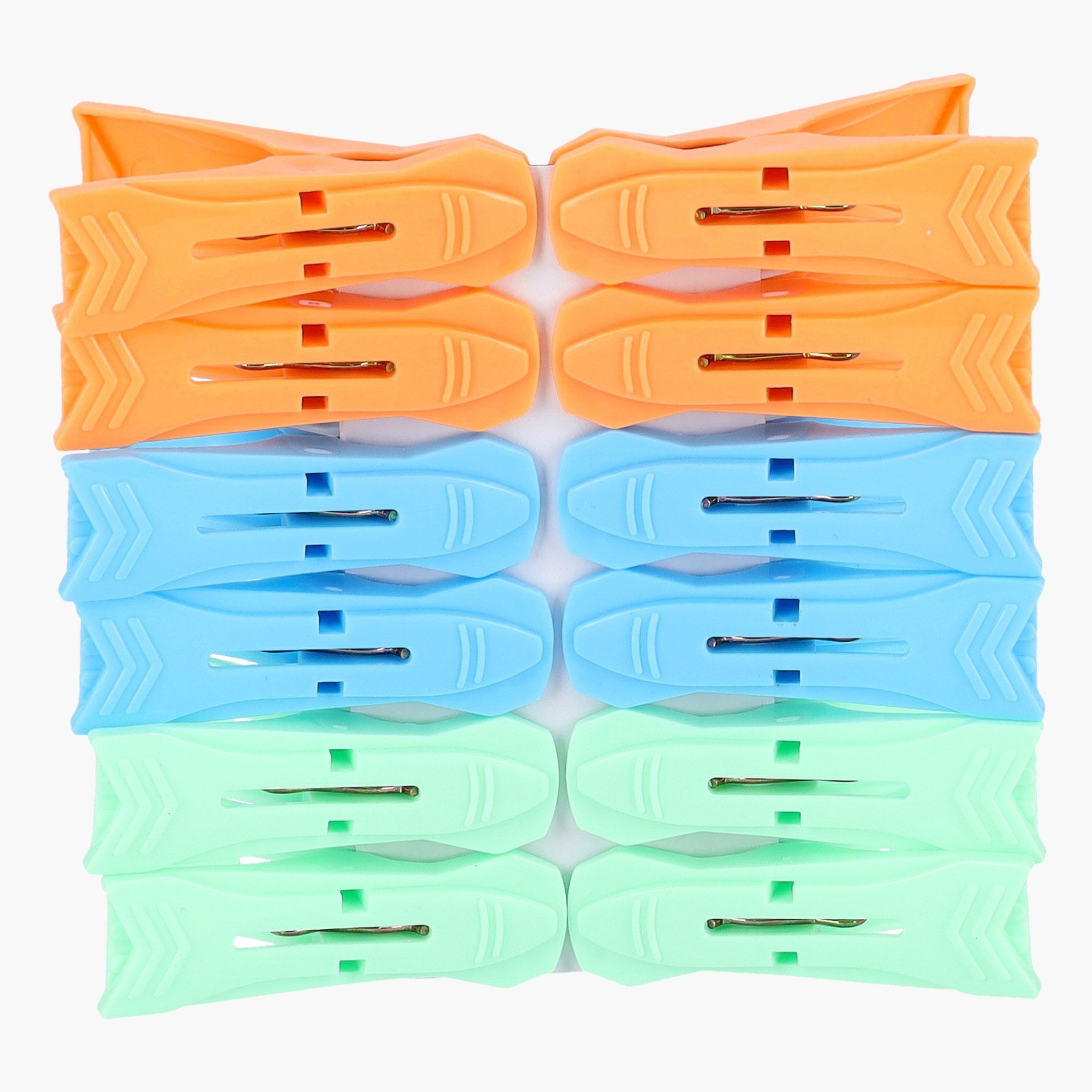 طقم مشابك ملابس بلاستيك 12 قطعة من رويال-hbxhomeware-bathandlaundry-clothesdryingracks-image-3