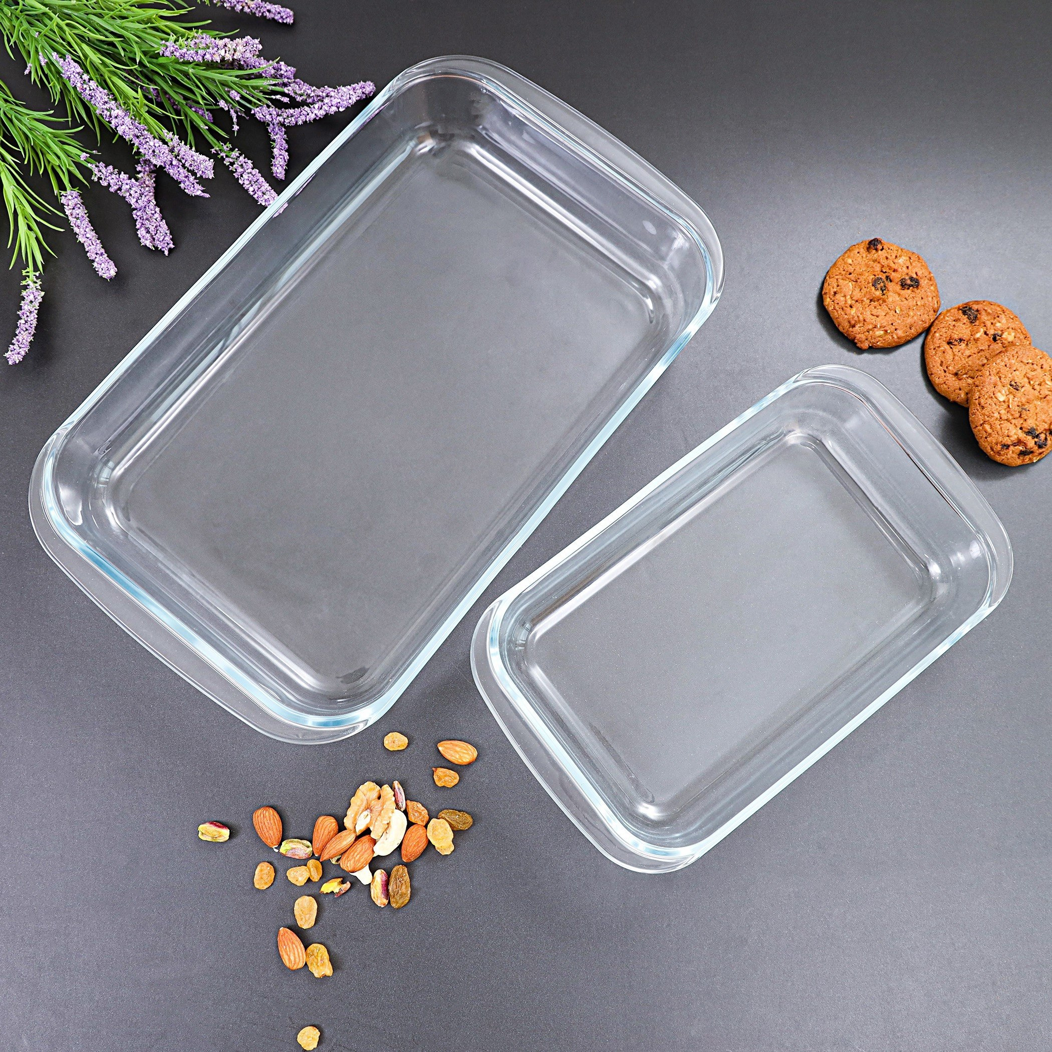 طقم صحون خبز زجاجية قطعتان من رويال-hbxkitchen-bakeware-image-2