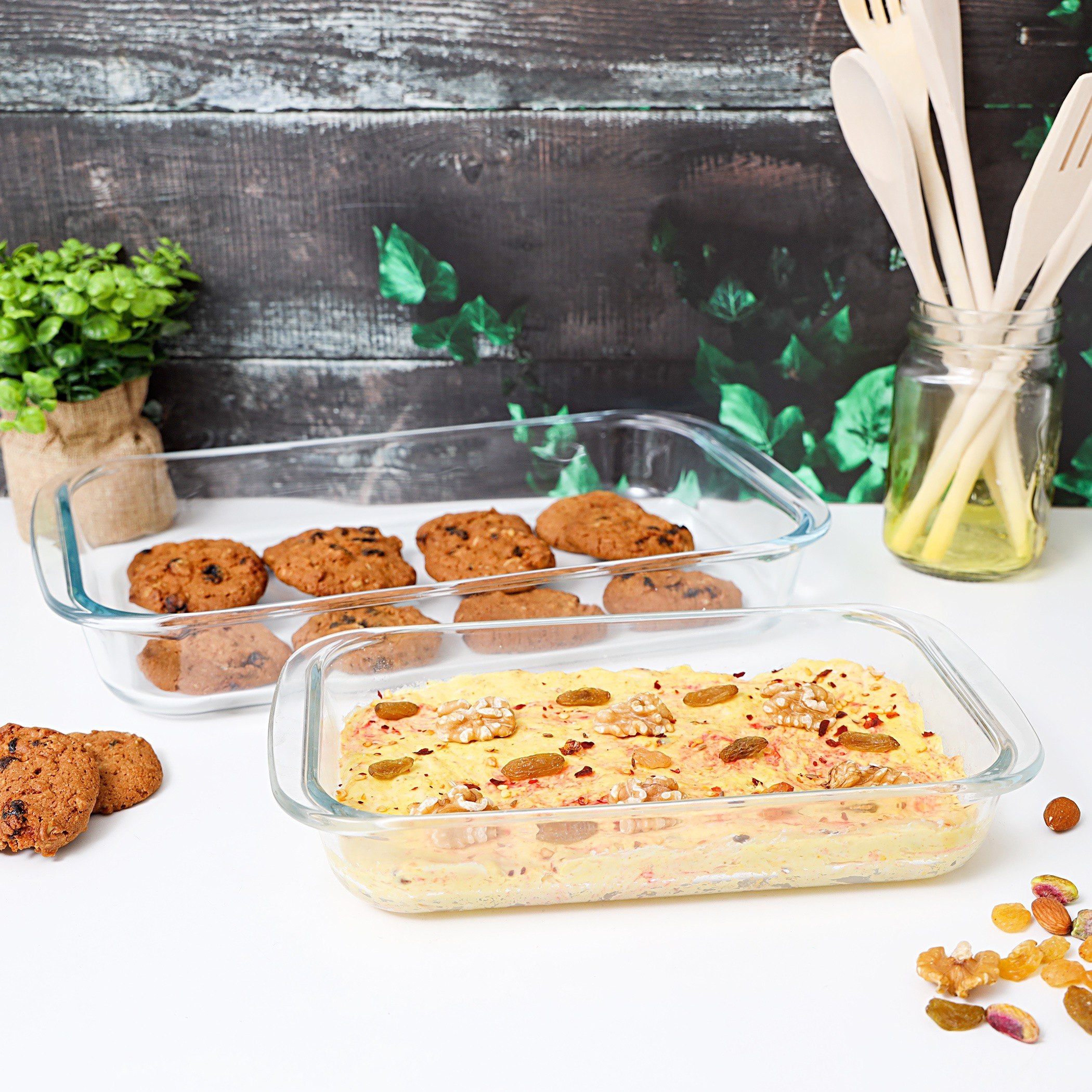 طقم صحون خبز زجاجية قطعتان من رويال-hbxkitchen-bakeware-image-3
