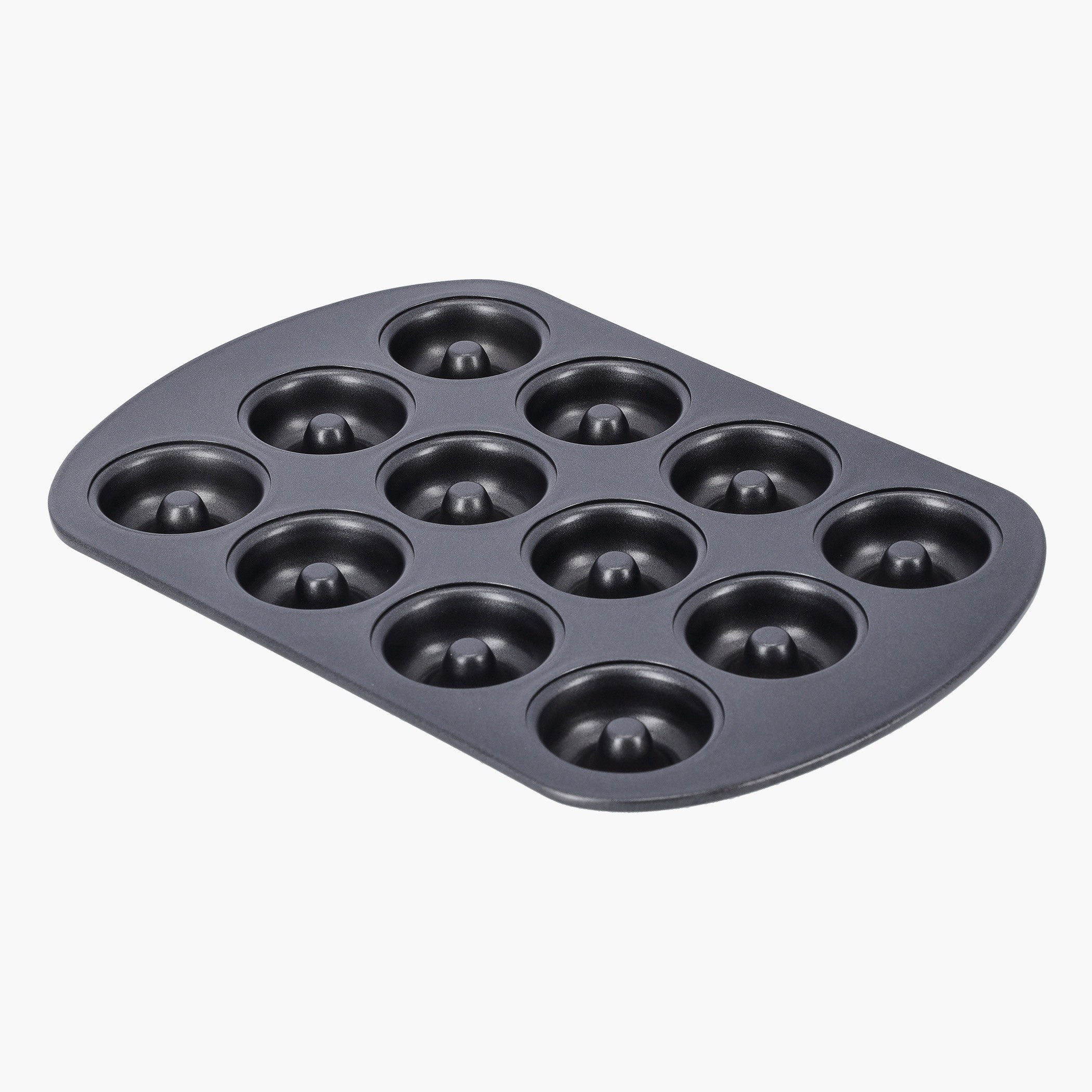 صينية خبز دونات بـ 12 فتحة من رويال - 28x18x2 سم-hbxkitchen-bakeware-image-1