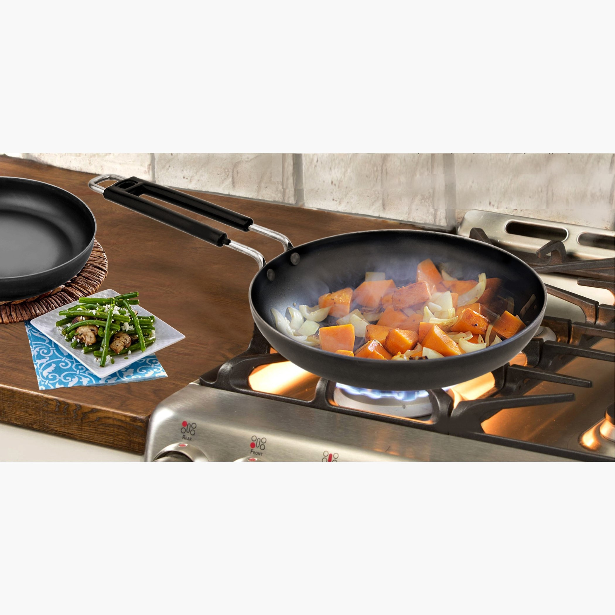 Ferric Wrought Iron Fry Pan - 20 cm-hbxkitchen-kitchenware-foodpreparation-image-2
