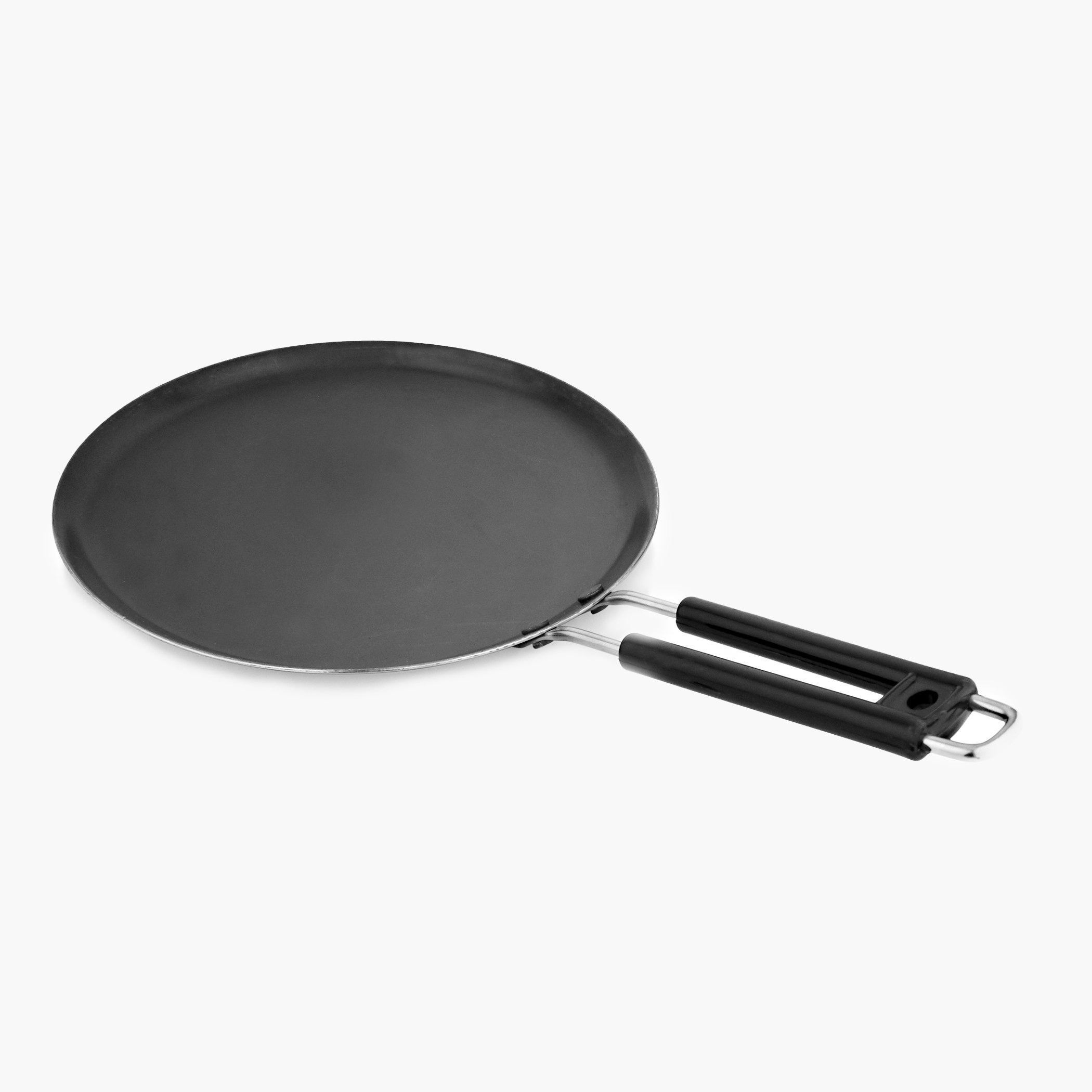 Ferric Wrought Iron Flat Tawa Crepe Pan - 25.5 cm-hbxkitchen-kitchenware-foodpreparation-image-4