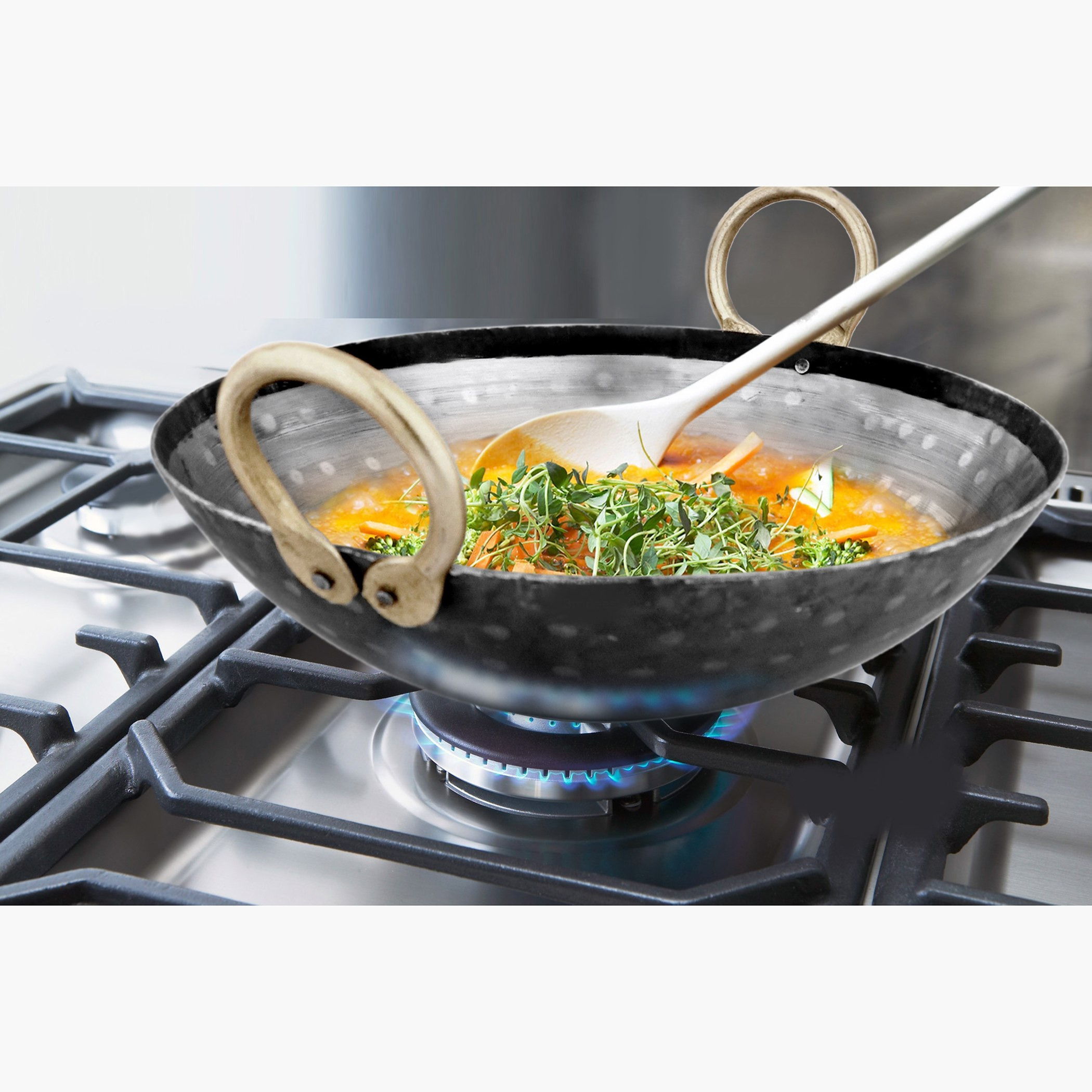 قدر كاداي من الحديد المطاوع من فيريك- 30 سم-hbxkitchen-kitchenware-foodpreparation-image-1