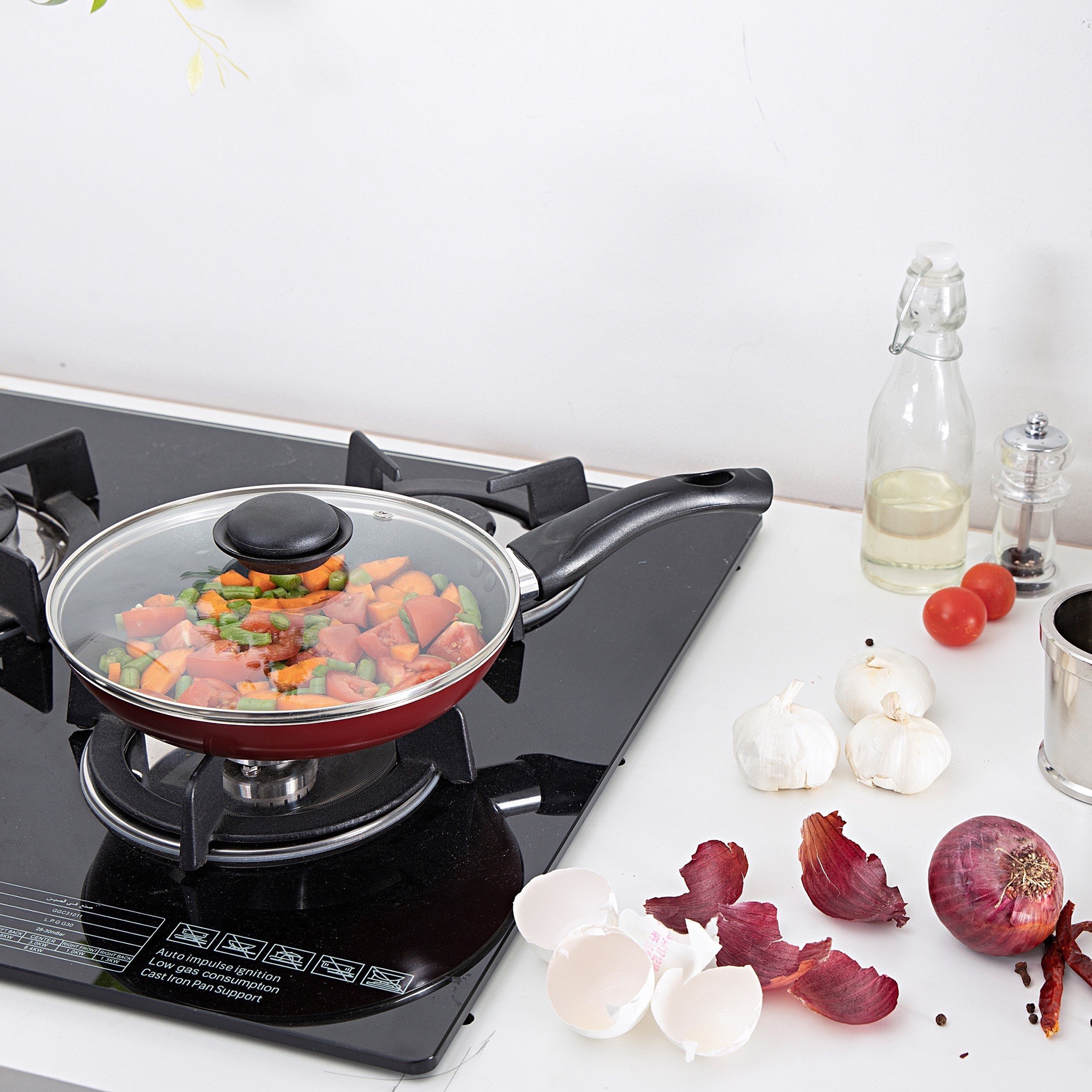 مقلاة بغطاء من رويال - 22 سم-hbxkitchen-kitchenware-foodpreparation-image-1