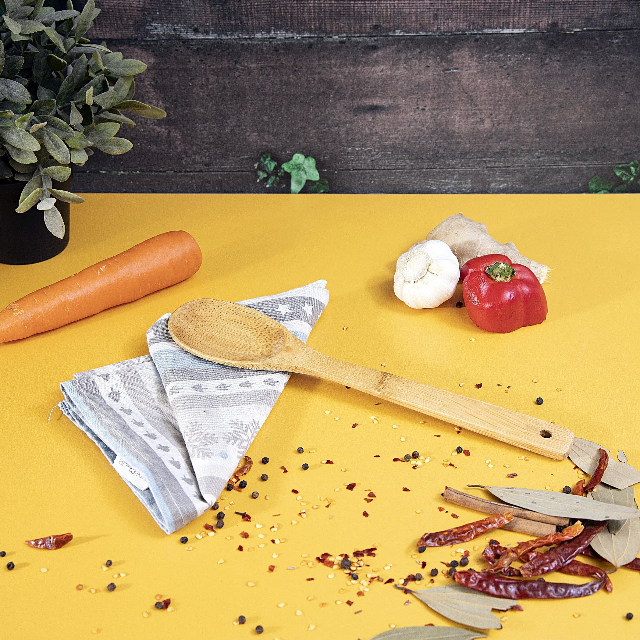 ملعقة تقديم خيرزان من رويال - 30 سم-hbxhomeware-hbxkitchen-image-2
