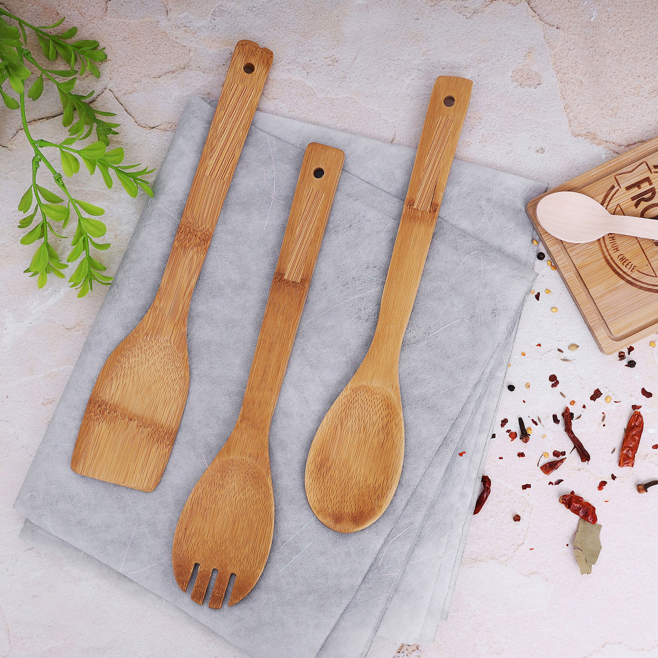Royal 3-Piece Bamboo Kitchen Tool Set-hbxhomeware-hbxkitchen-image-3