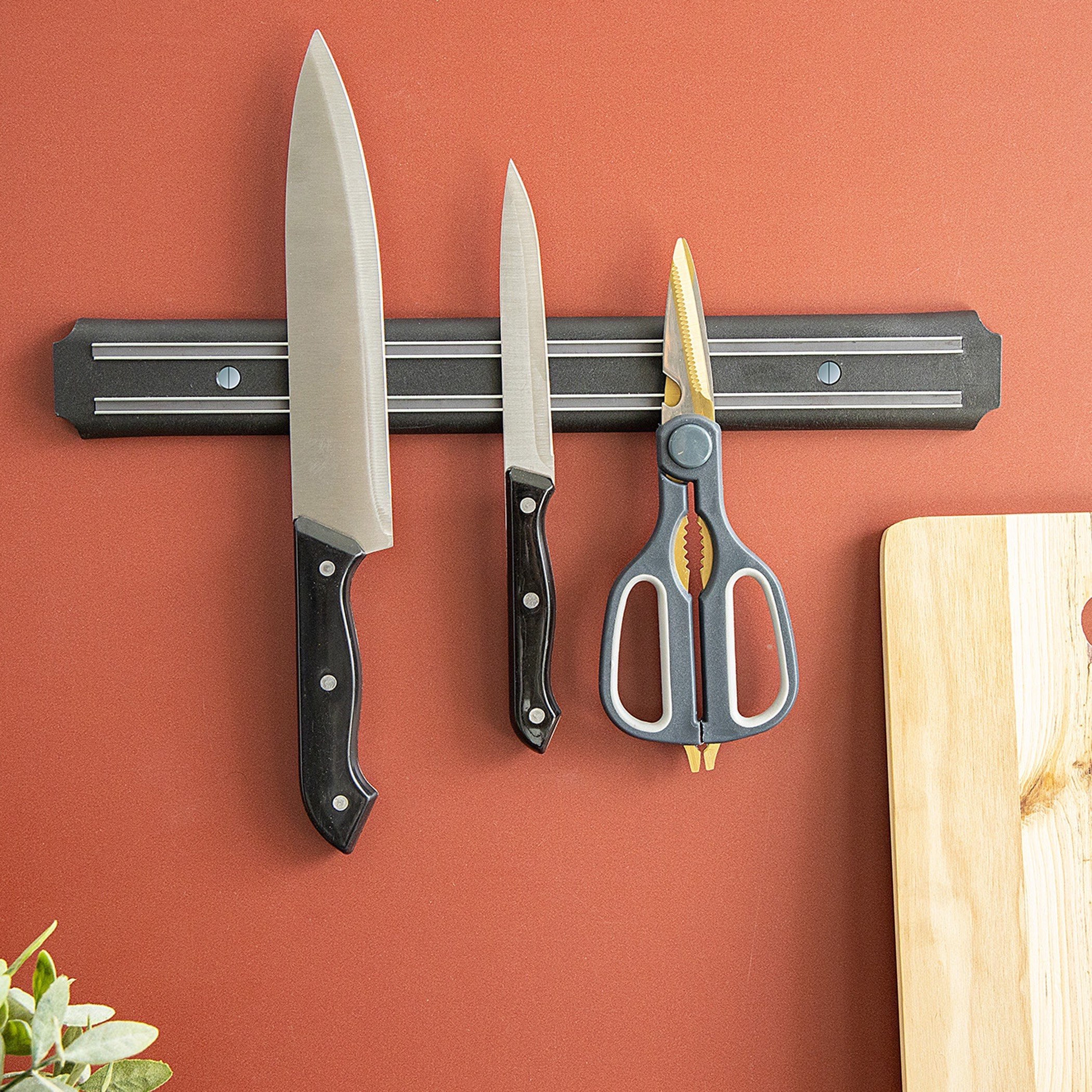 حامل سكاكين مطبخ مغناطيسي من رويال - 33x3 سم-hbxhomeware-hbxkitchen-image-1