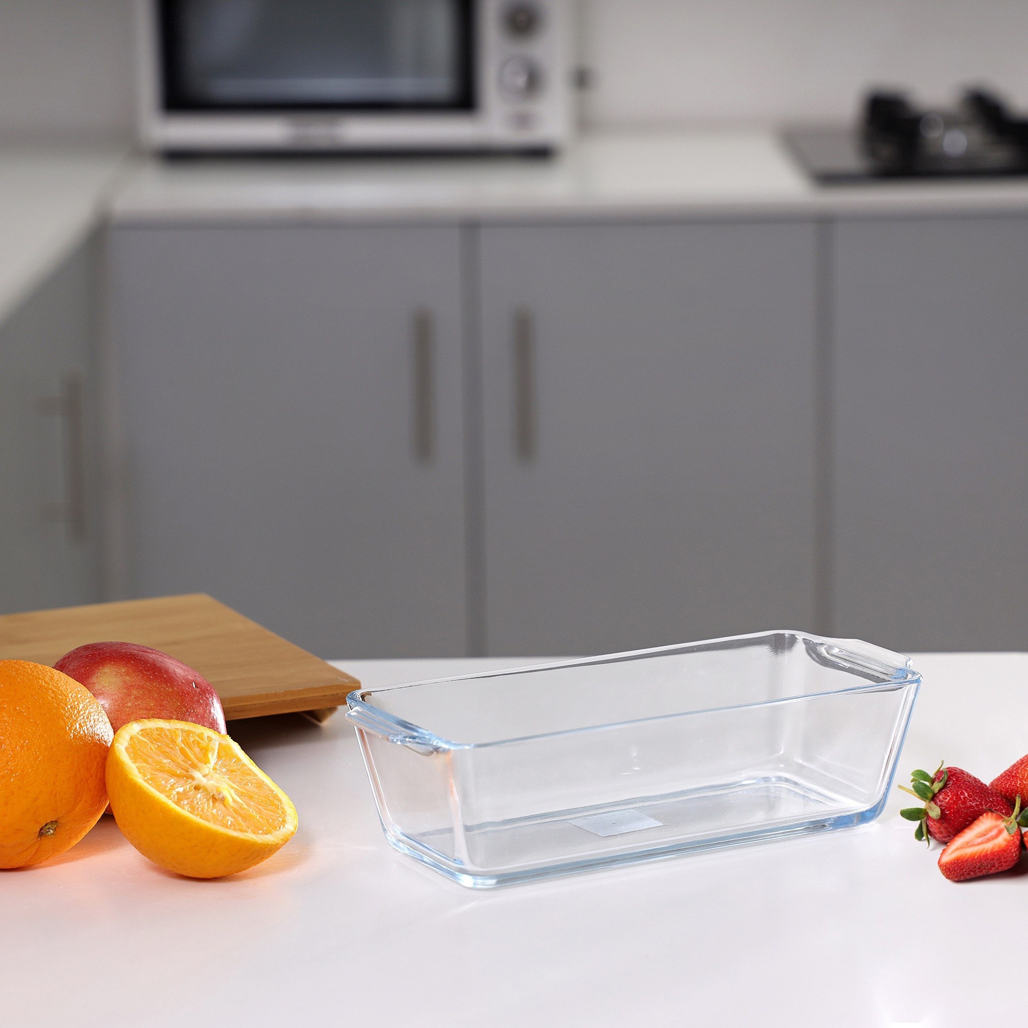 صحن خبز زجاجي مستطيل من رويال - 800 مل-hbxkitchen-bakeware-image-1