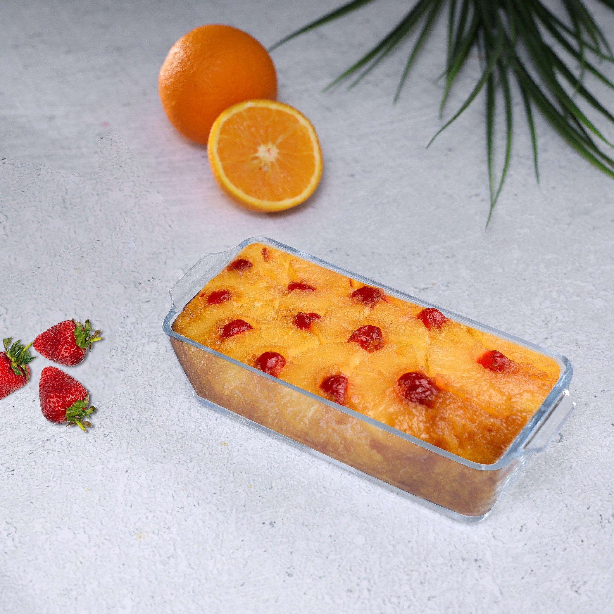 صحن خبز زجاجي مستطيل من رويال - 800 مل-hbxkitchen-bakeware-image-2