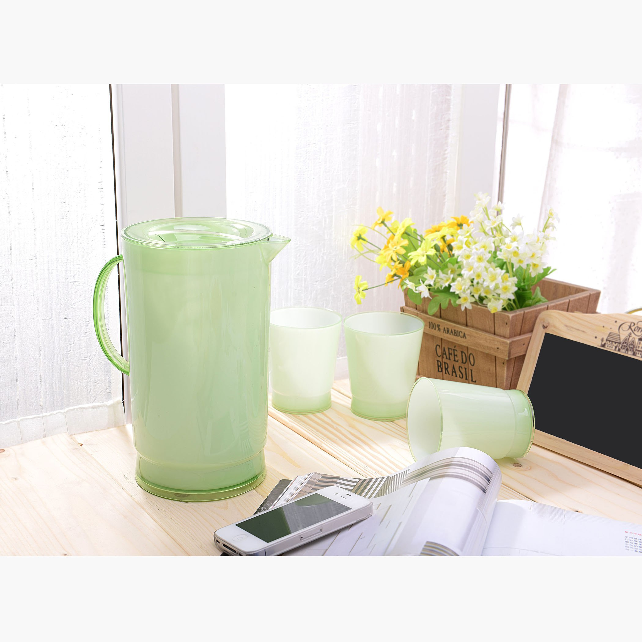 طقم إبريق ماء 5 قطع من رويال-hbxhomeware-diningandtabletop-jugs-image-1
