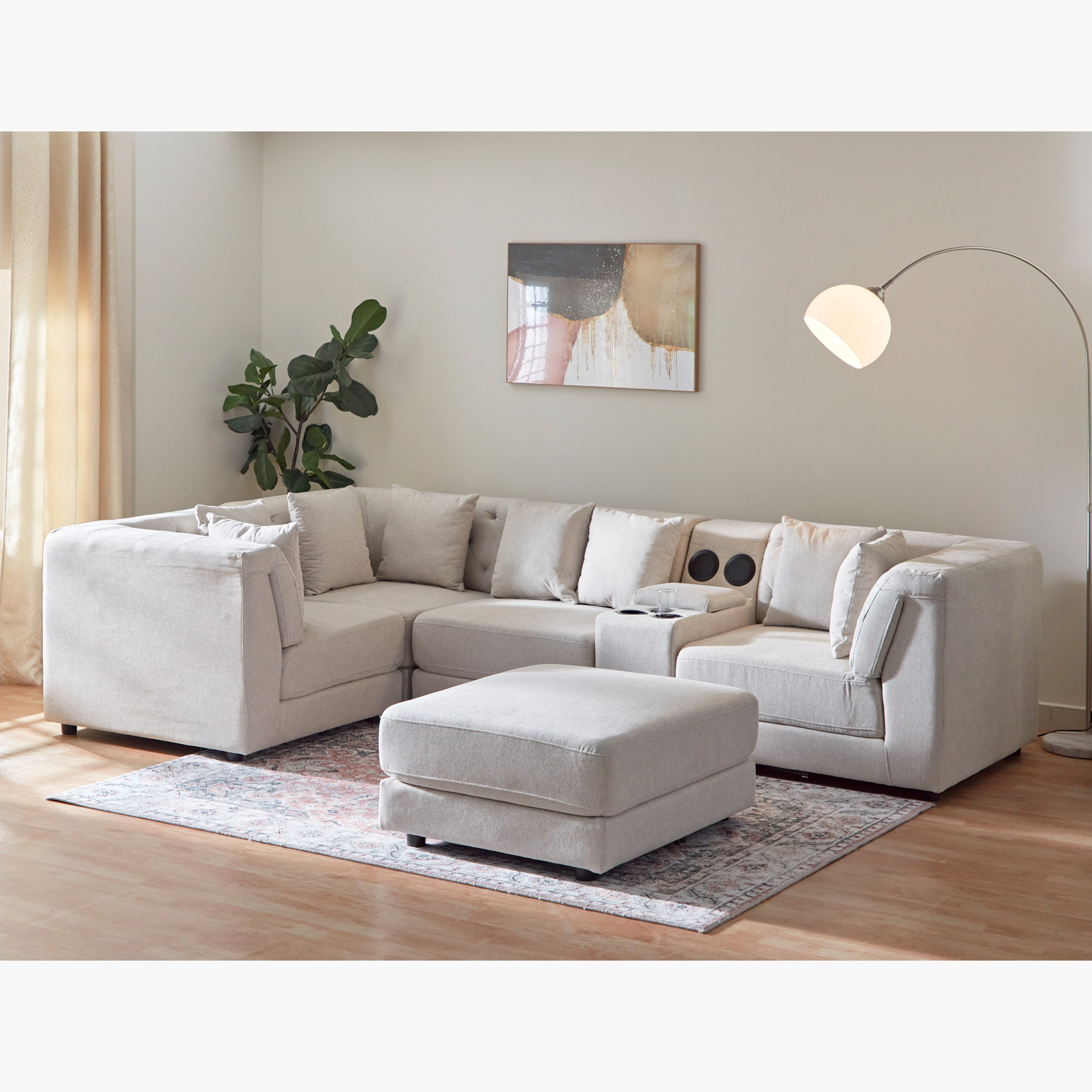 Emotion 1-Seater Fabric Corner Sofa with 2 Cushions-hbxfurniture-livingroom-sofasandsofasets-image-16