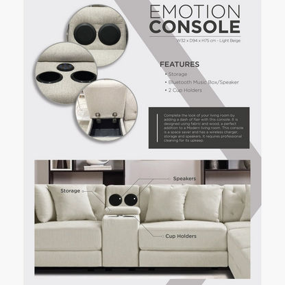 Emotion Corner Sofa with 2 Cushions