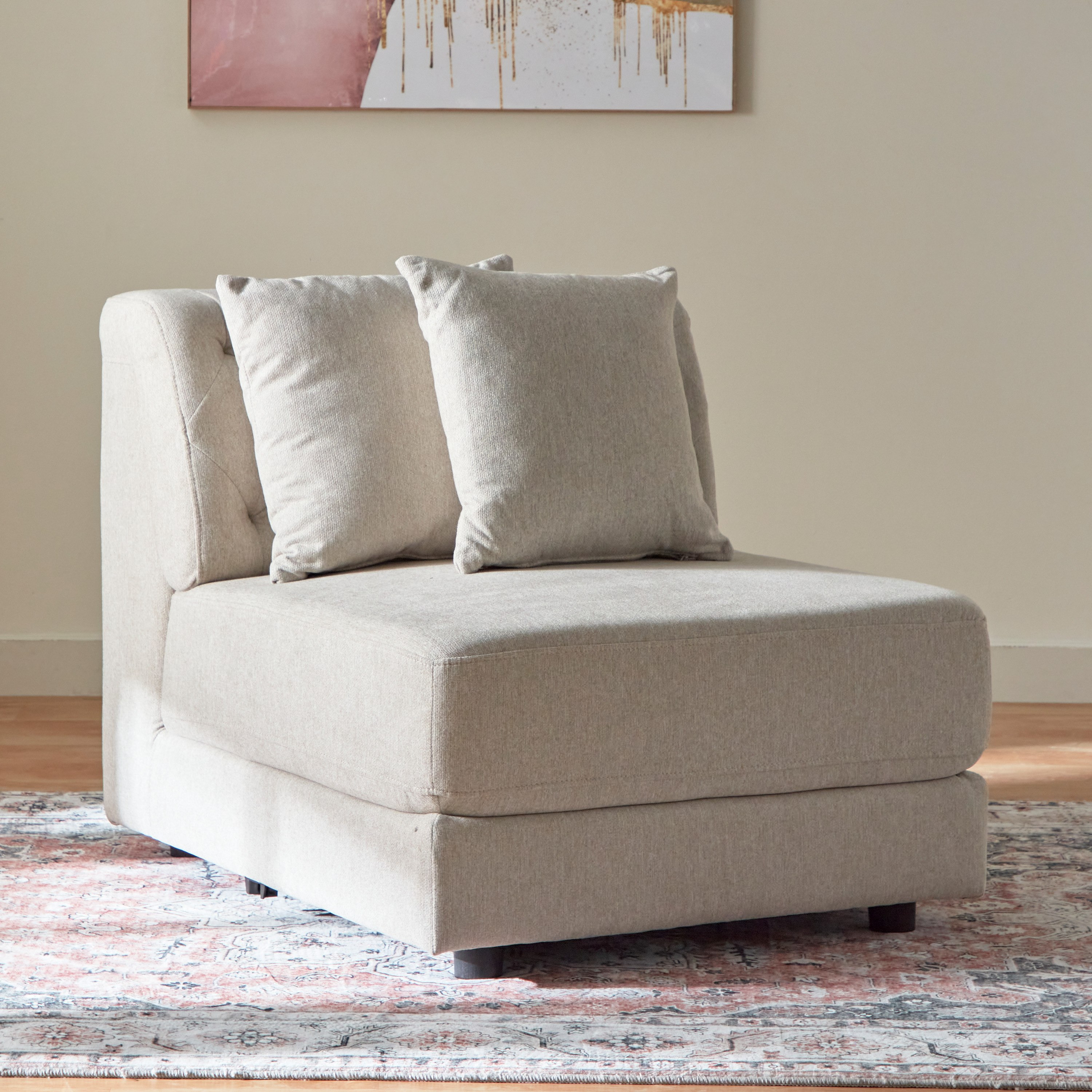 كرسي دون مساند ذراعين مع وسادتين من إيموشن-hbxfurniture-livingroom-sofasandsofasets-image-2