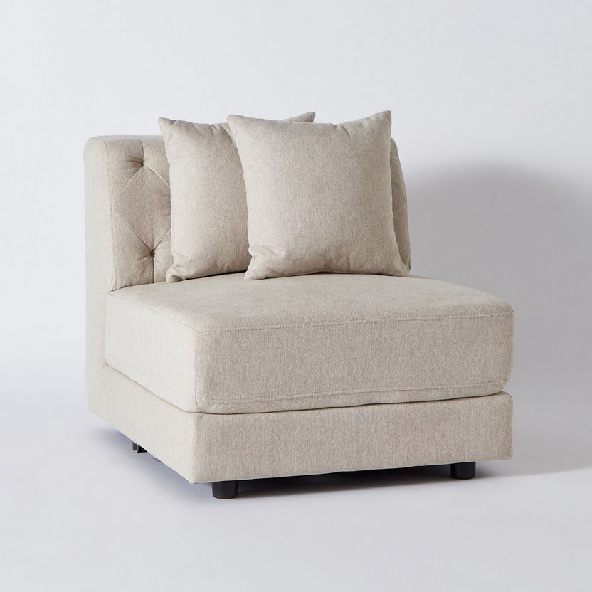 Emotion Armless Chair with 2 Cushions-Sofas-image-14