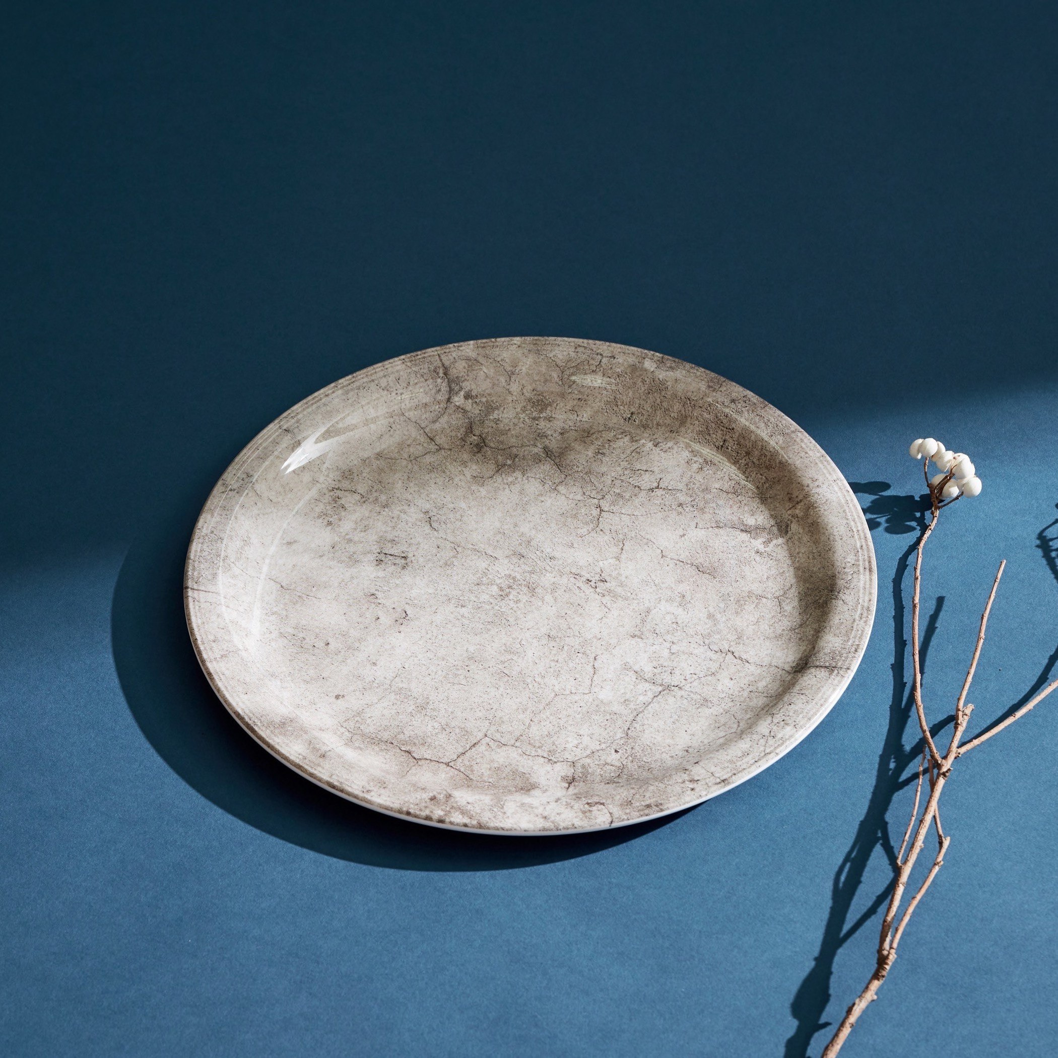 صحن عشاء من روستيك - 28 سم-hbxdecorandfurnishings-tabletop-crockery-image-1
