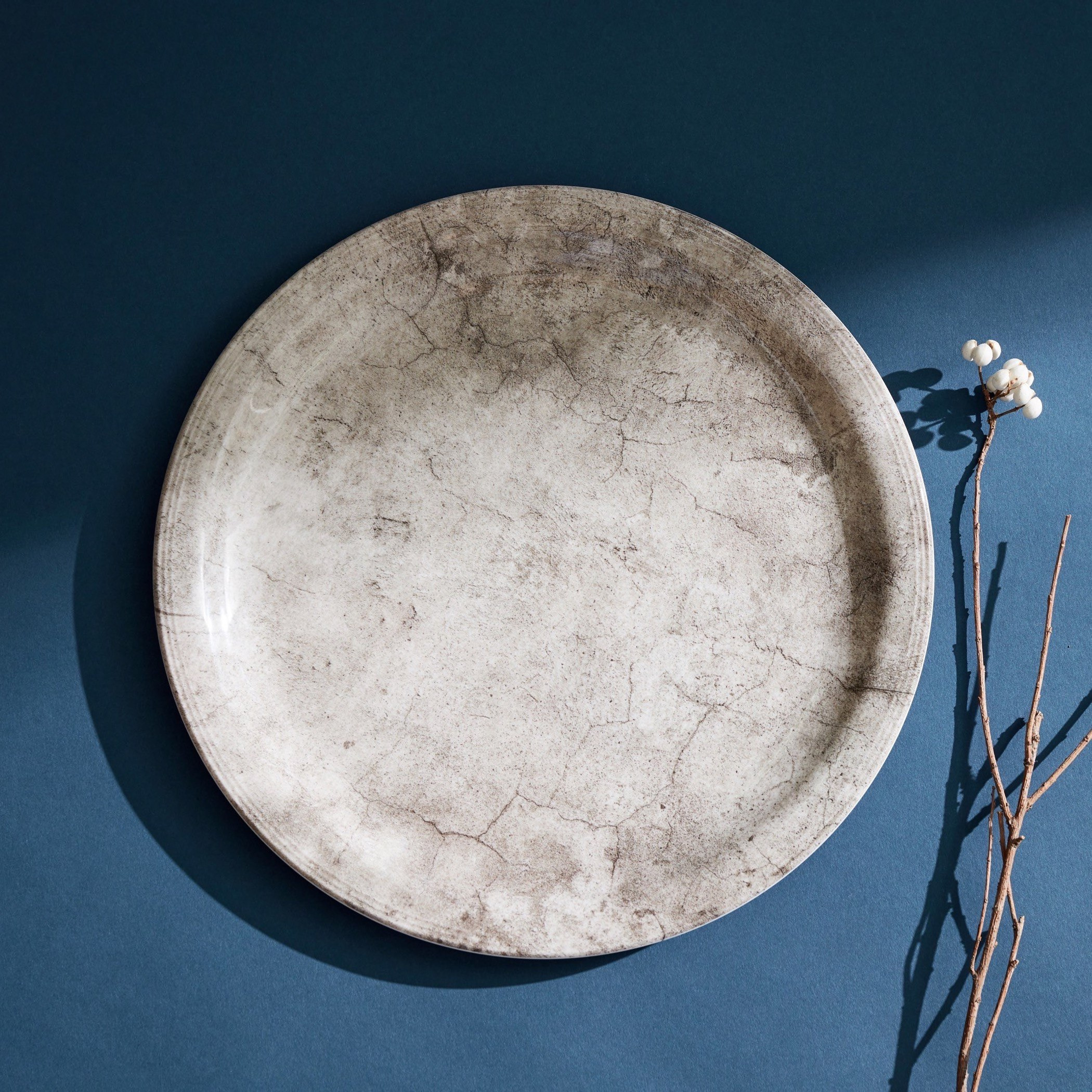 صحن عشاء من روستيك - 28 سم-hbxdecorandfurnishings-tabletop-crockery-image-2