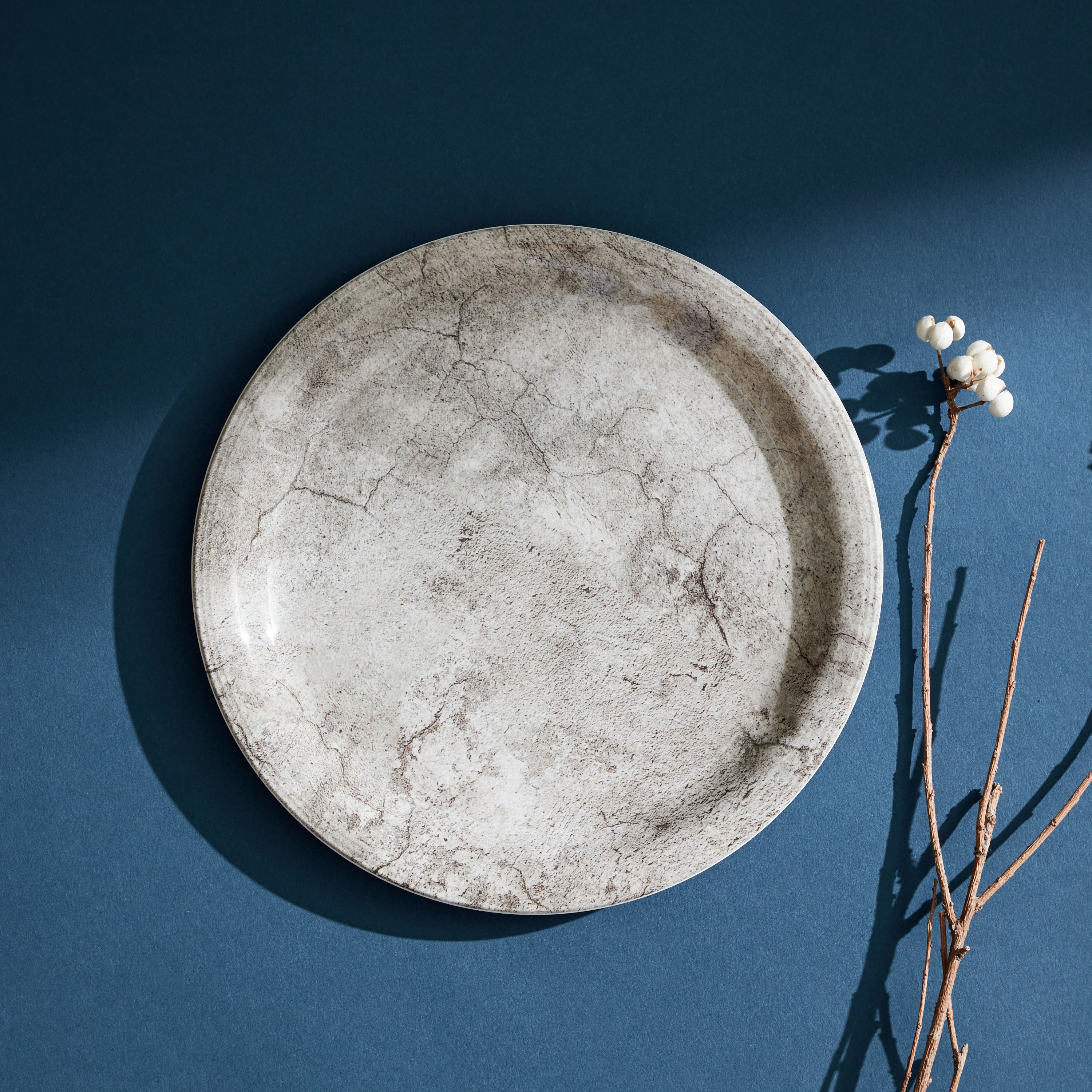 Rustic Side Plate - 19 cm-hbxdecorandfurnishings-tabletop-crockery-image-2