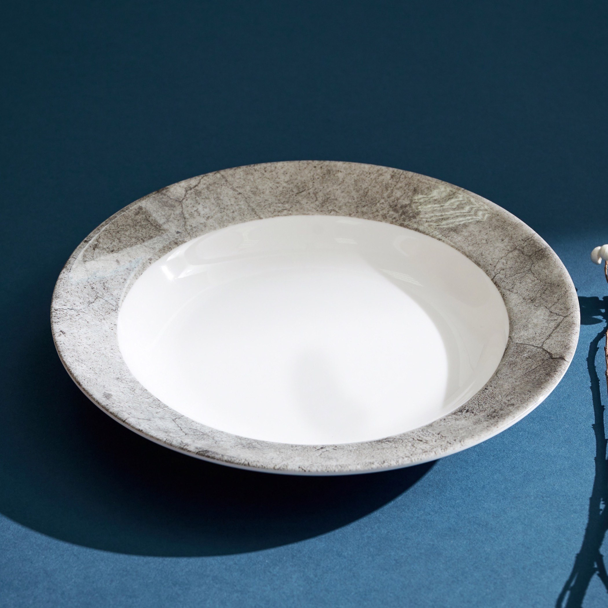 Rustic Soup Plate - 23 cm-hbxdecorandfurnishings-tabletop-crockery-image-1