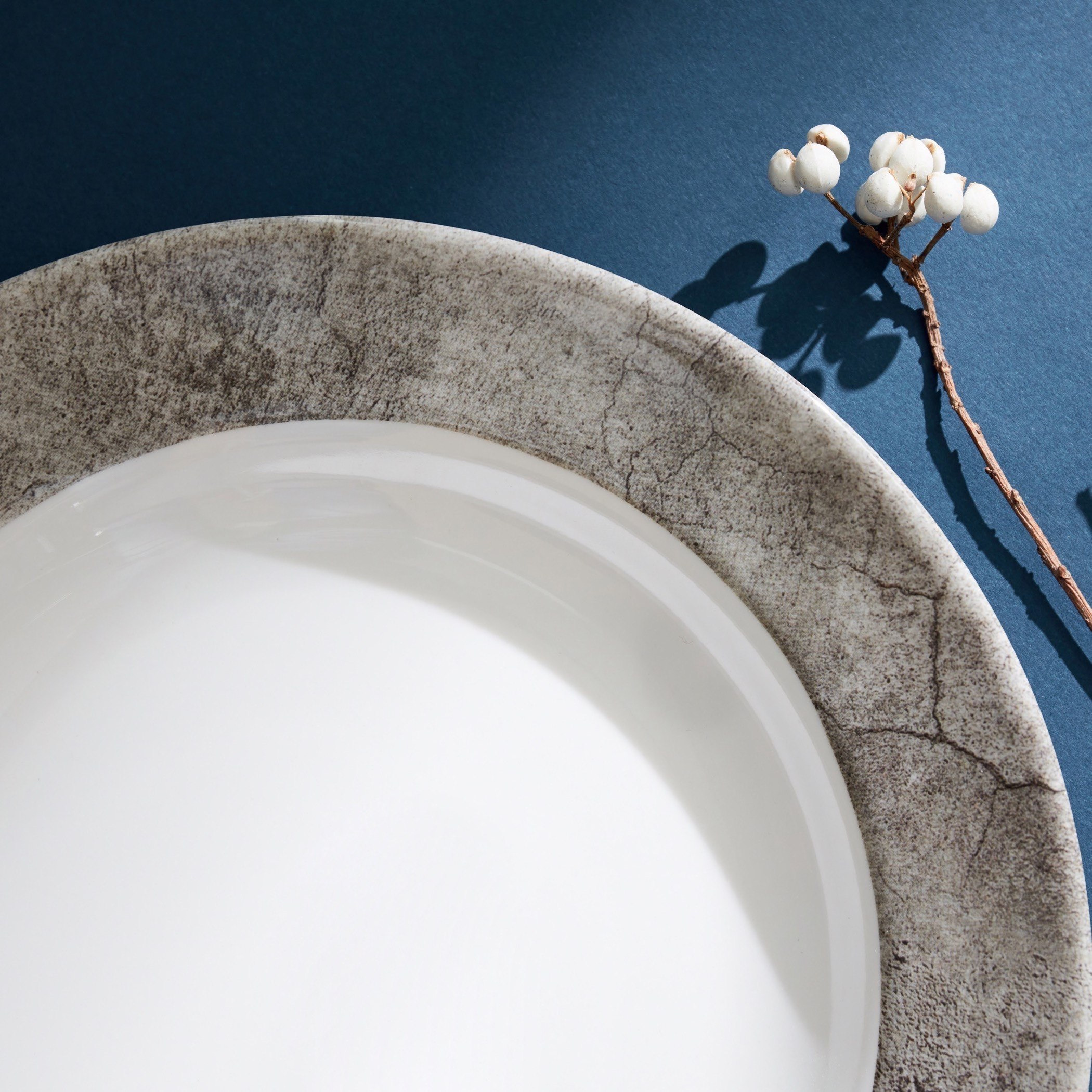 Rustic Soup Plate - 23 cm-hbxdecorandfurnishings-tabletop-crockery-image-4