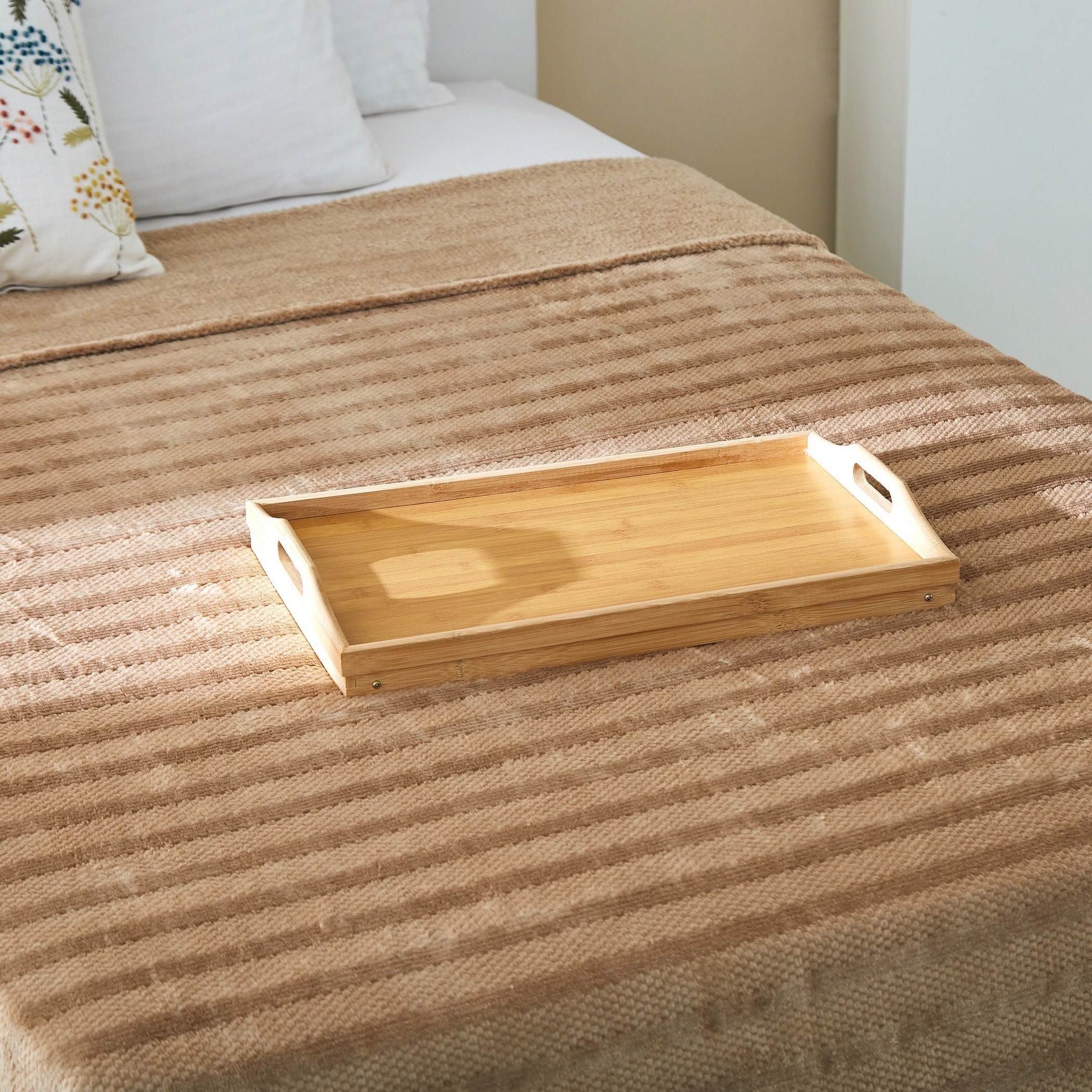 طاولة سرير للإفطار من الخيزران - 50x30 سم-hbxdecorandfurnishings-tabletop-serveware-image-2
