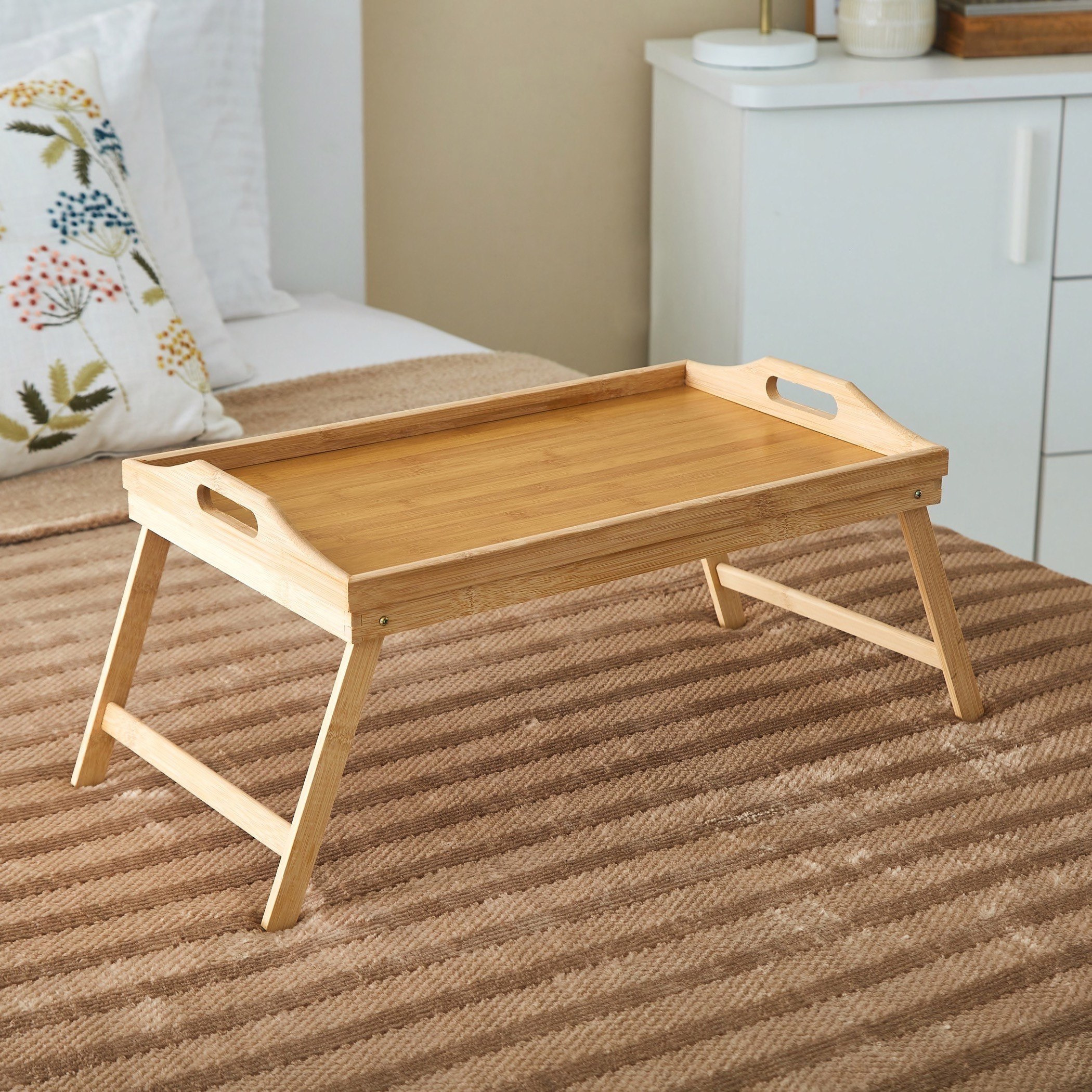 طاولة سرير للإفطار من الخيزران - 50x30 سم-hbxdecorandfurnishings-tabletop-serveware-image-3