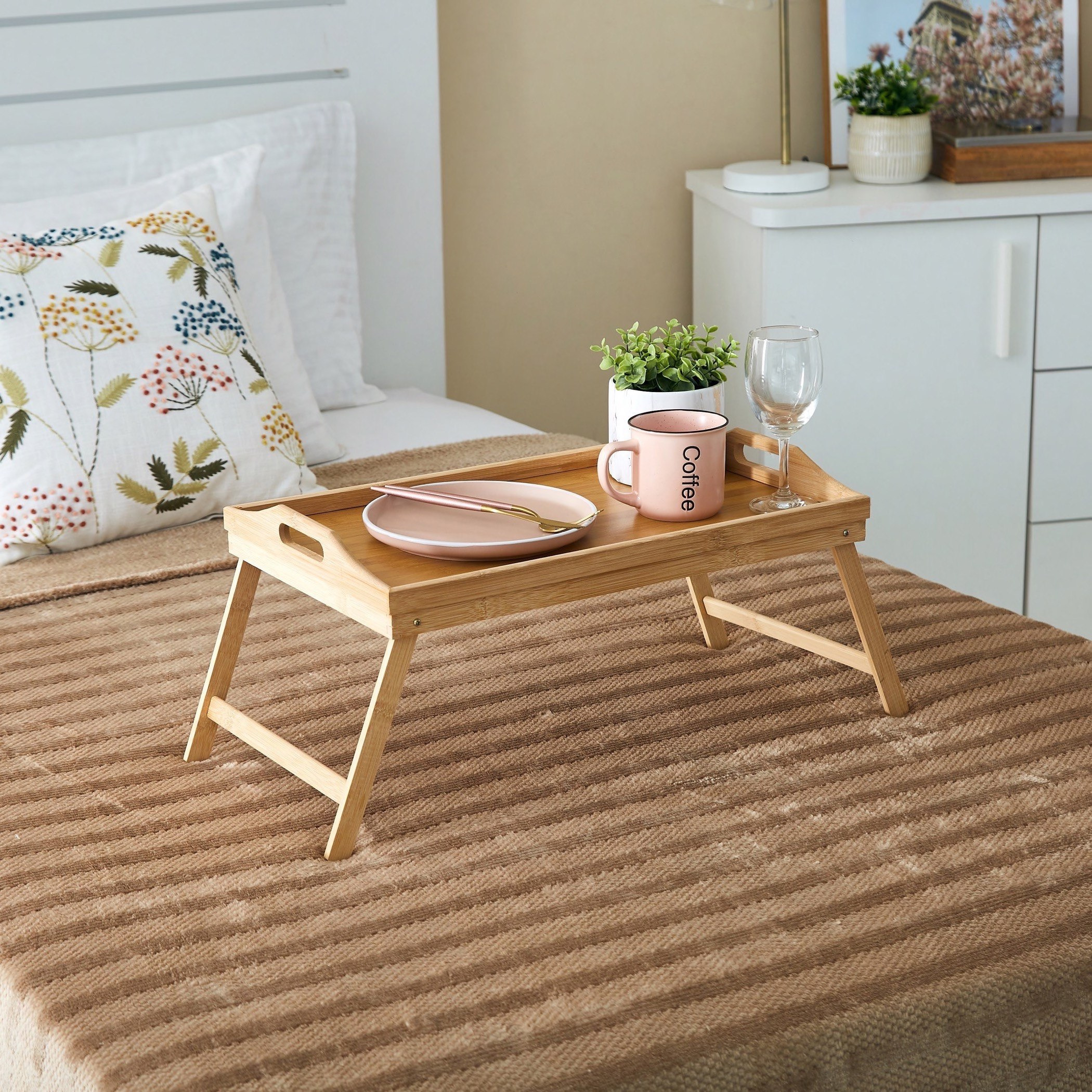 طاولة سرير للإفطار من الخيزران - 50x30 سم-hbxdecorandfurnishings-tabletop-serveware-image-4