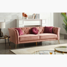 Rochelle 3-Seater Sofa with 3 Cushions