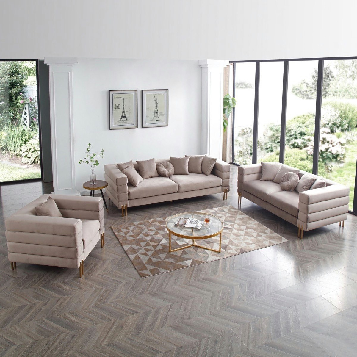كنبة مخملية مقعدين مع 5 وسائد من جوديث-hbxlivingroom-sofasandarmchairs-sofas-image-11