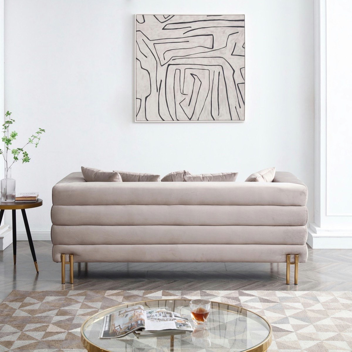 كنبة مخملية مقعدين مع 5 وسائد من جوديث-hbxlivingroom-sofasandarmchairs-sofas-image-4