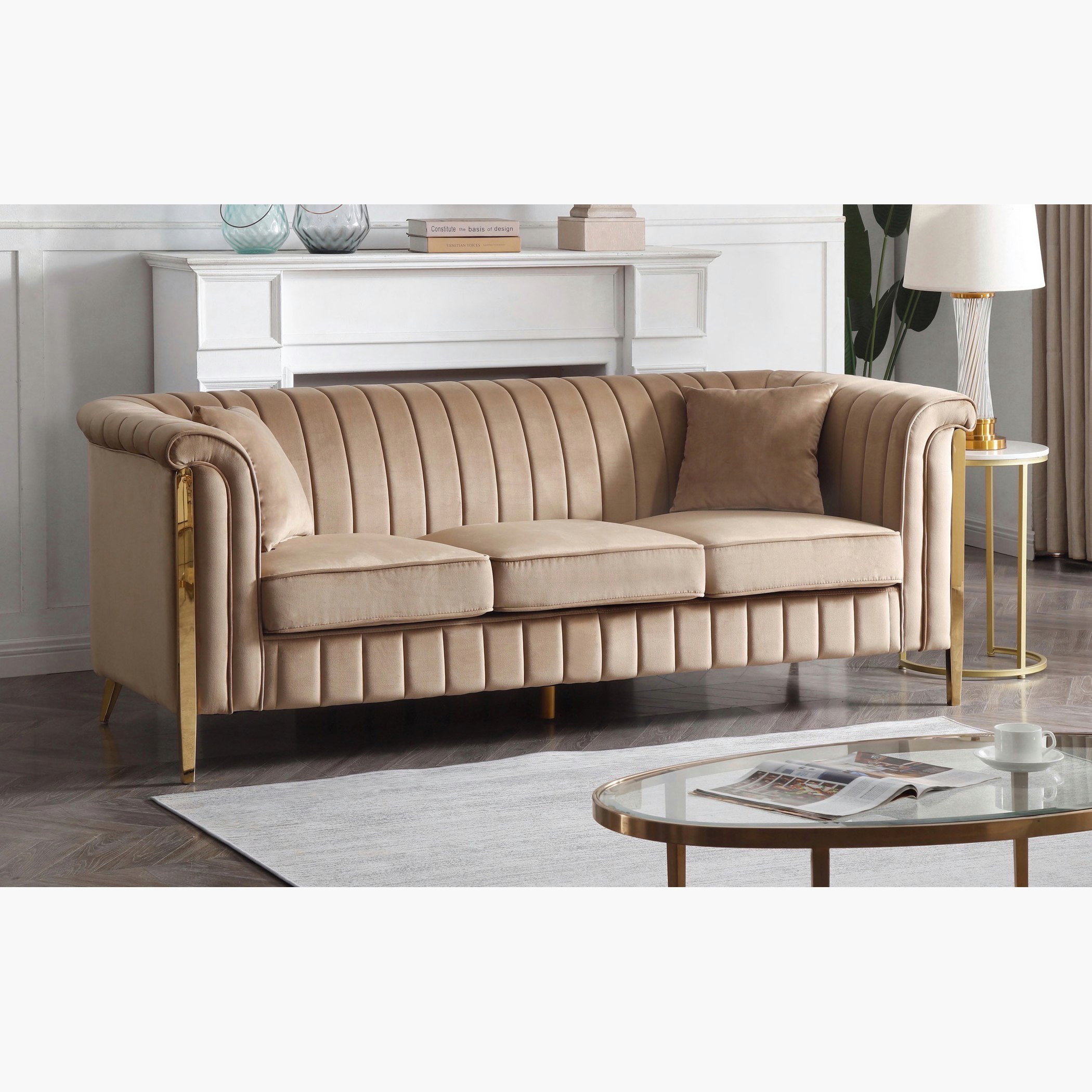 كنبة مخملية 3 مقاعد مع وسادتين من مونزا-hbxlivingroom-sofasandarmchairs-sofas-image-1