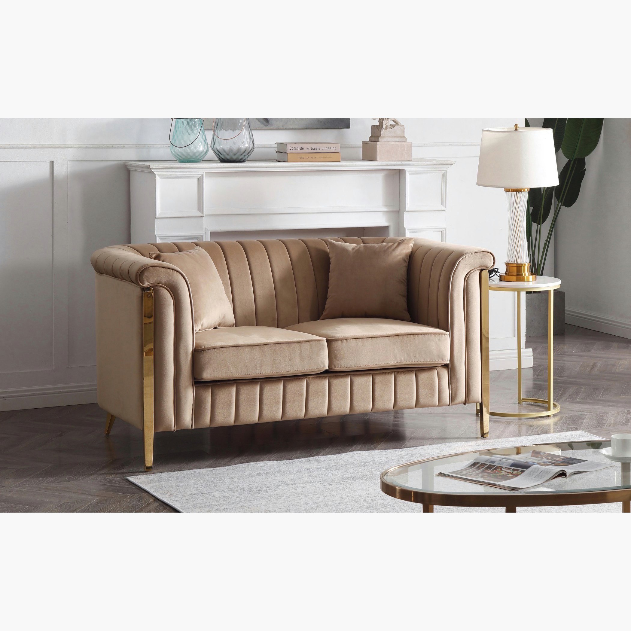 كنبة مخمل مقعدين مع وسادتين من مونزا-hbxlivingroom-sofasandarmchairs-sofas-image-1