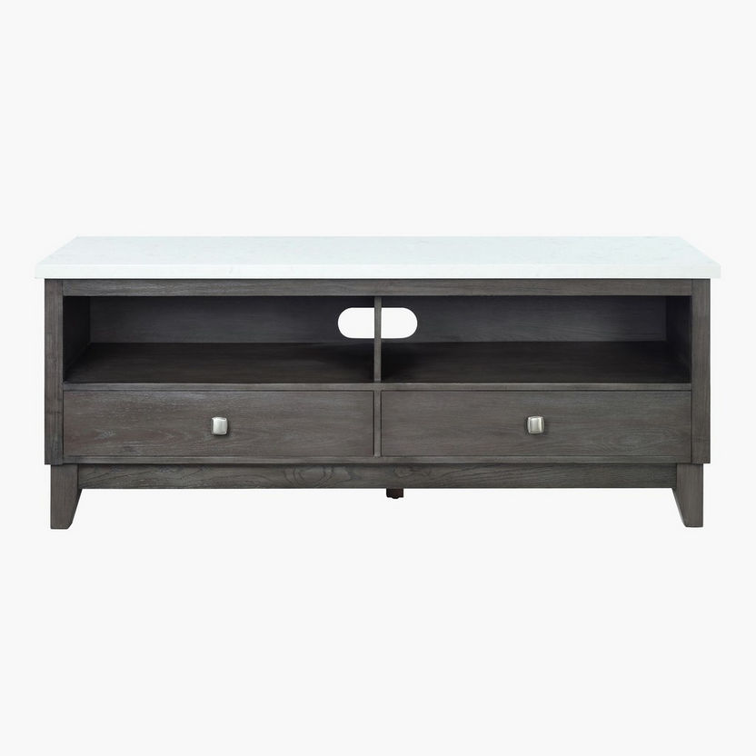 Arlington Marble Top TV Unit for TVs up to 65 inches-TV Units-image-1