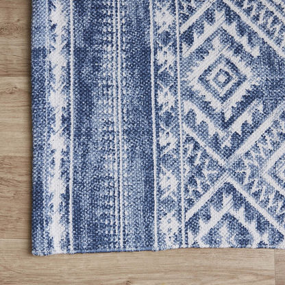 Nomadic Mellow Printed Cotton Dhurrie - 50x80 cms