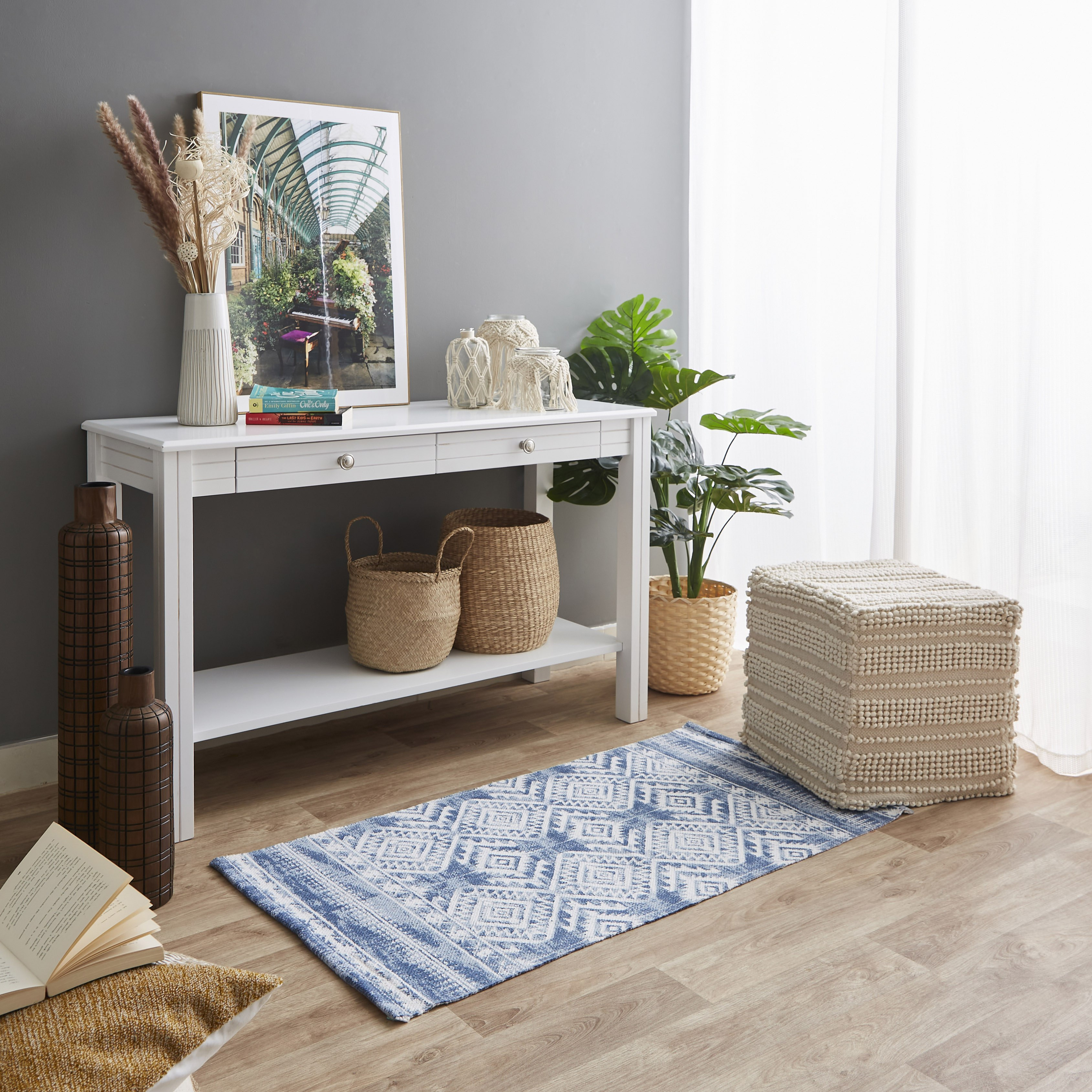 سجادة دوري قطن بطبعات ميلو من نوماديك - 60x120 سم-hbxdecorandfurnishings-floorcoverings-rugs-image-5