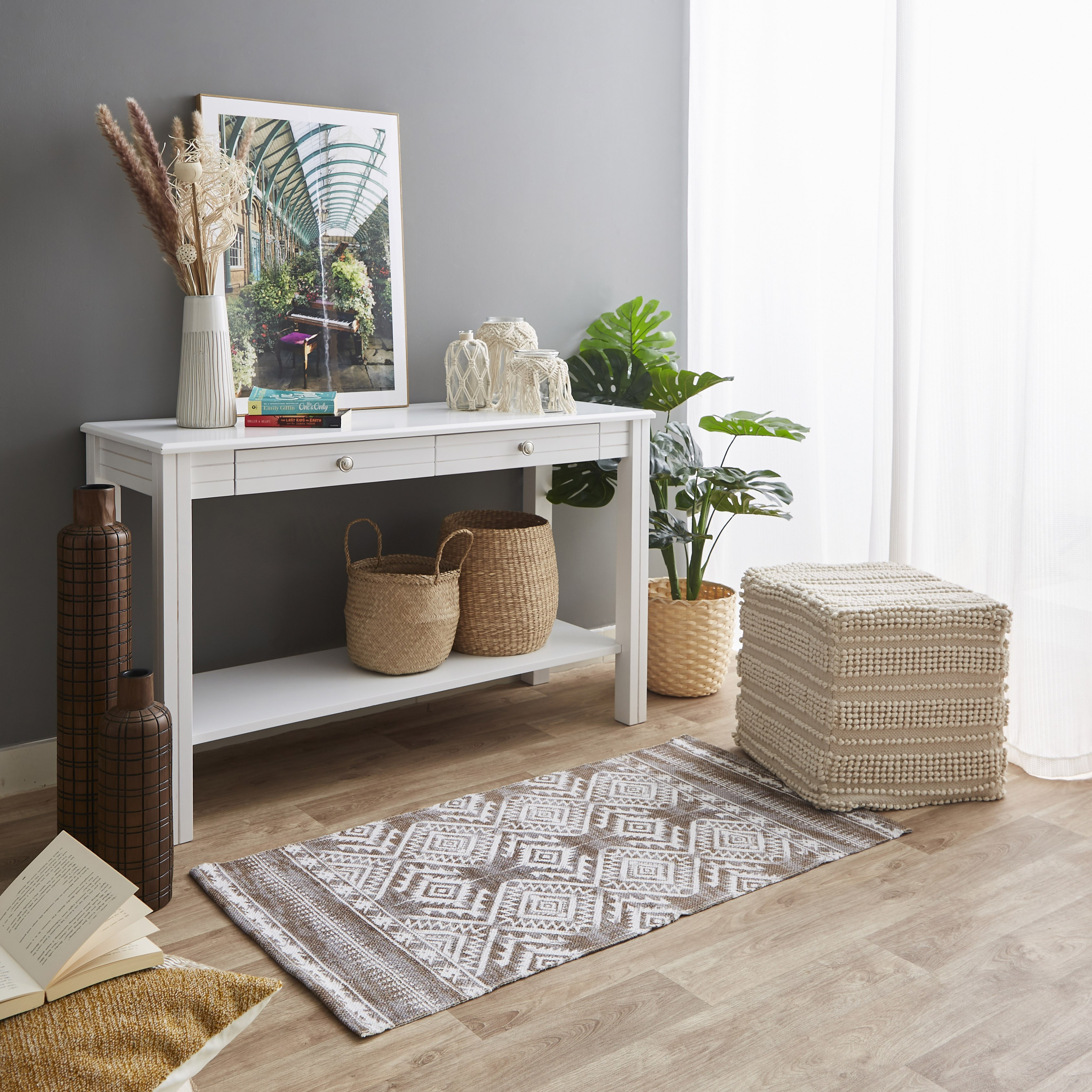 سجادة دوري قطن بطبعات ميلو من نوماديك - 60x120 سم-hbxdecorandfurnishings-floorcoverings-rugs-image-5