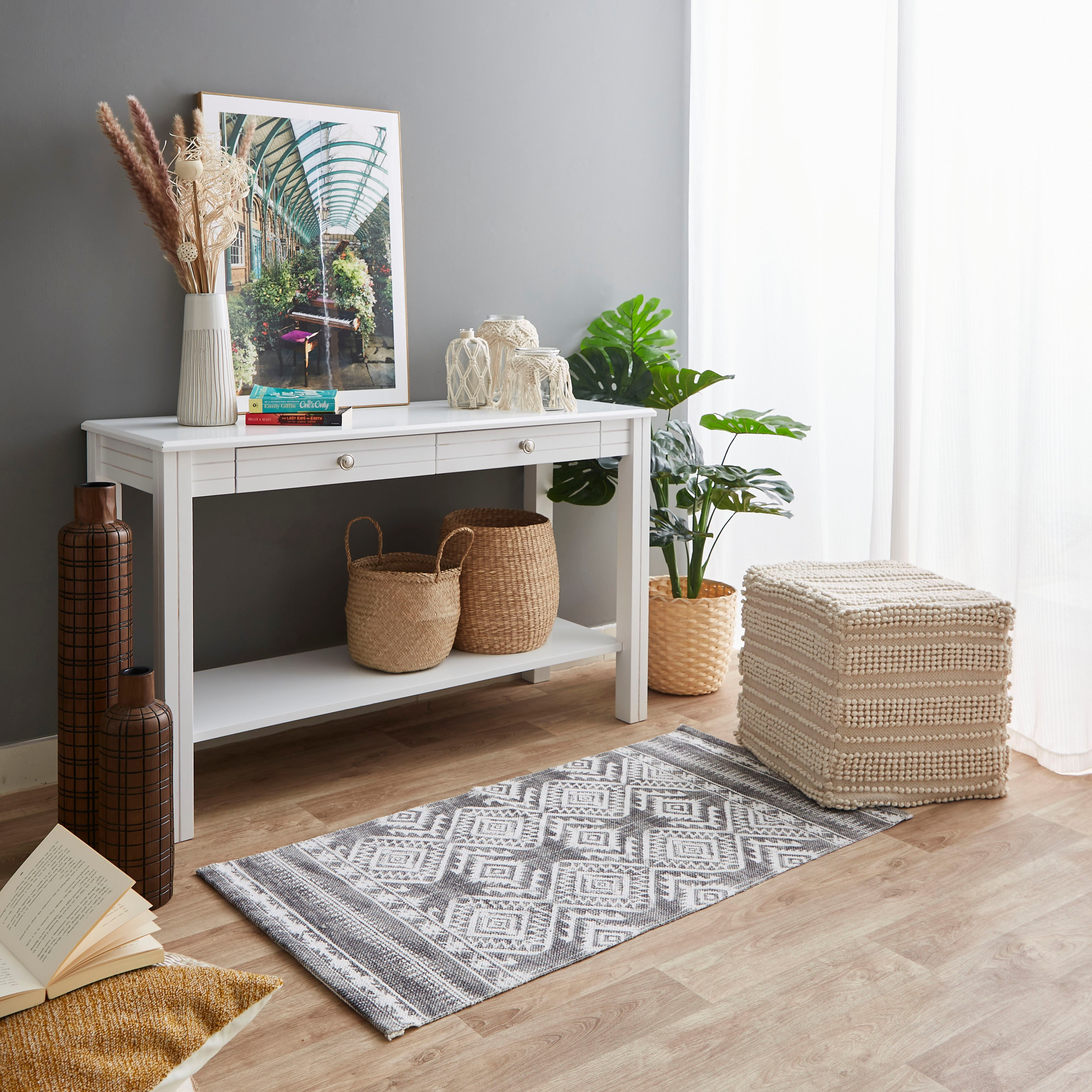 سجادة دوري قطن بطبعات ميلو من نوماديك - 60x120 سم-hbxdecorandfurnishings-floorcoverings-rugs-image-5